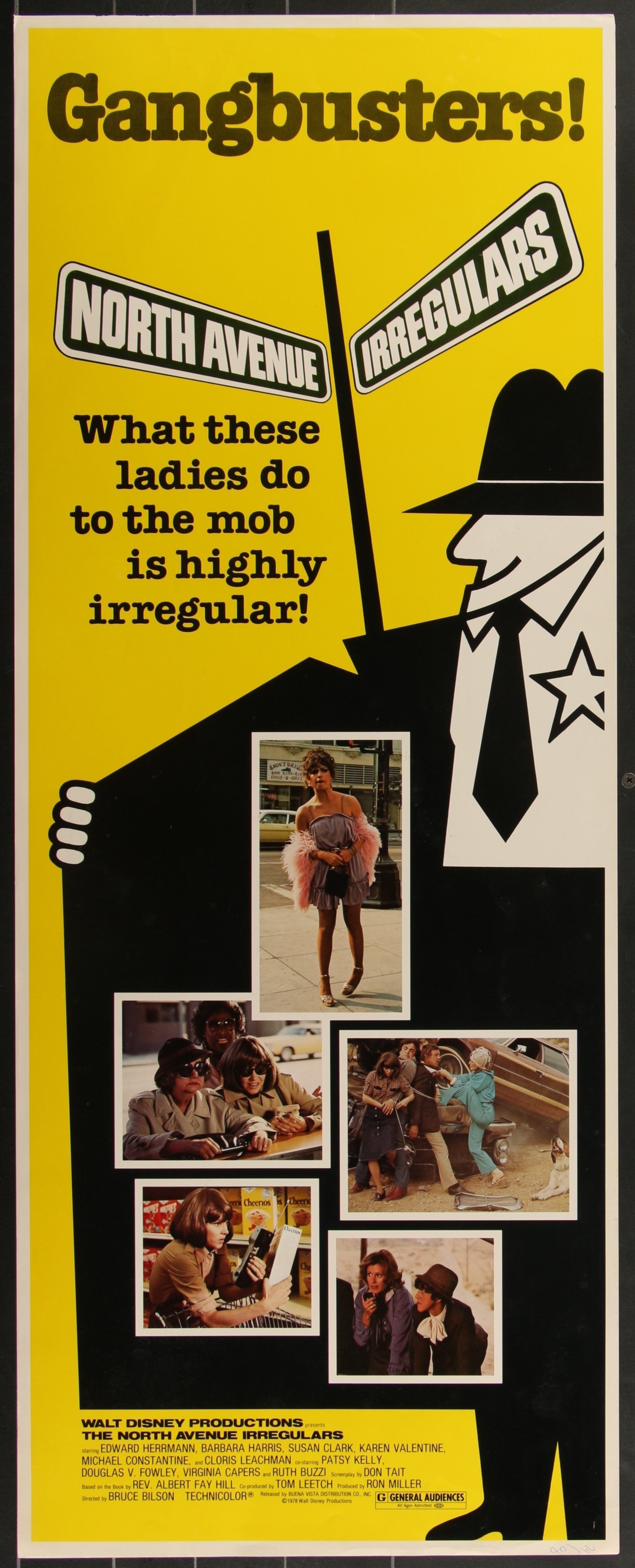 North Avenue Irregulars (1979) US Insert Movie Poster