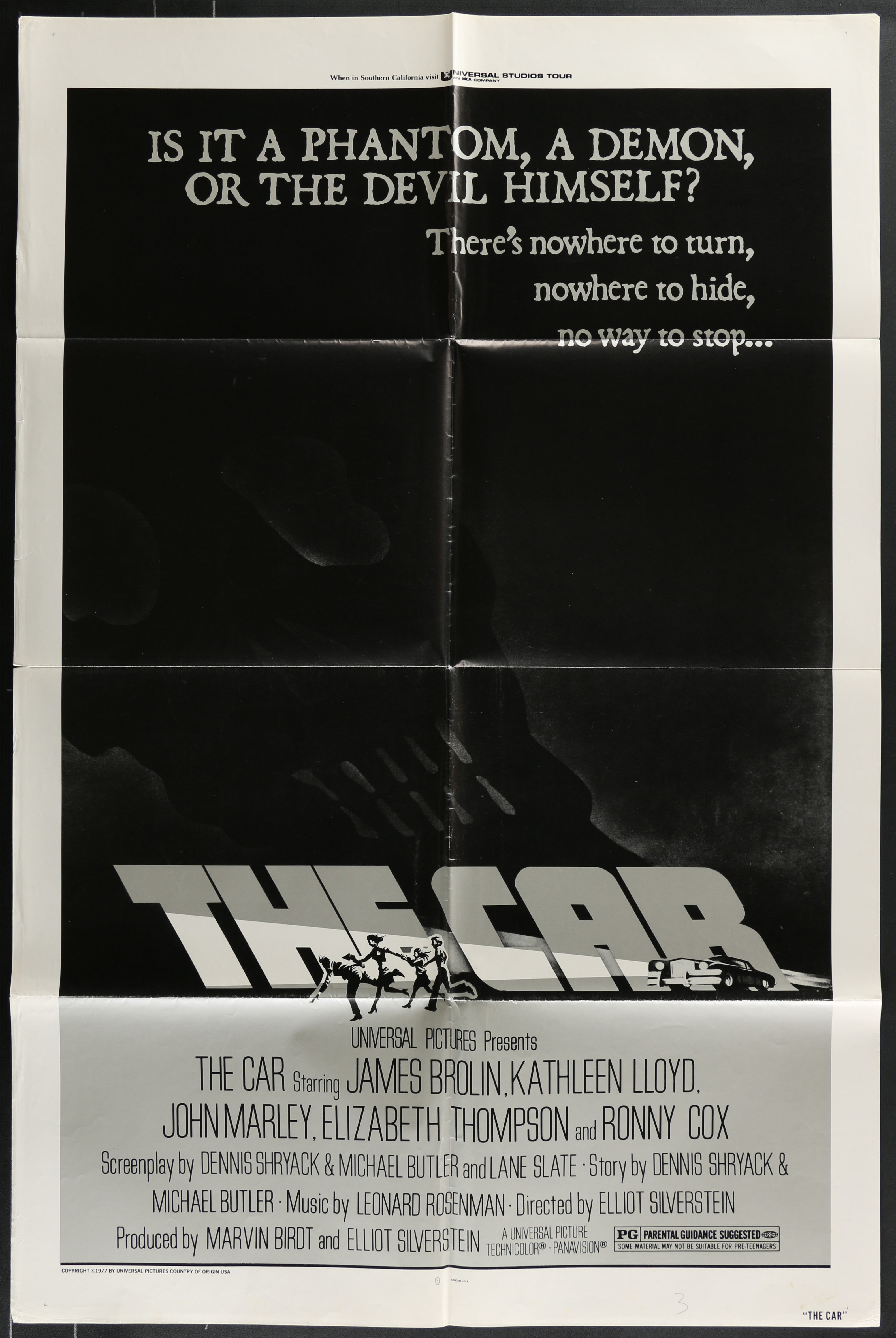 The Car (1977) Original US One Sheet Movie Poster