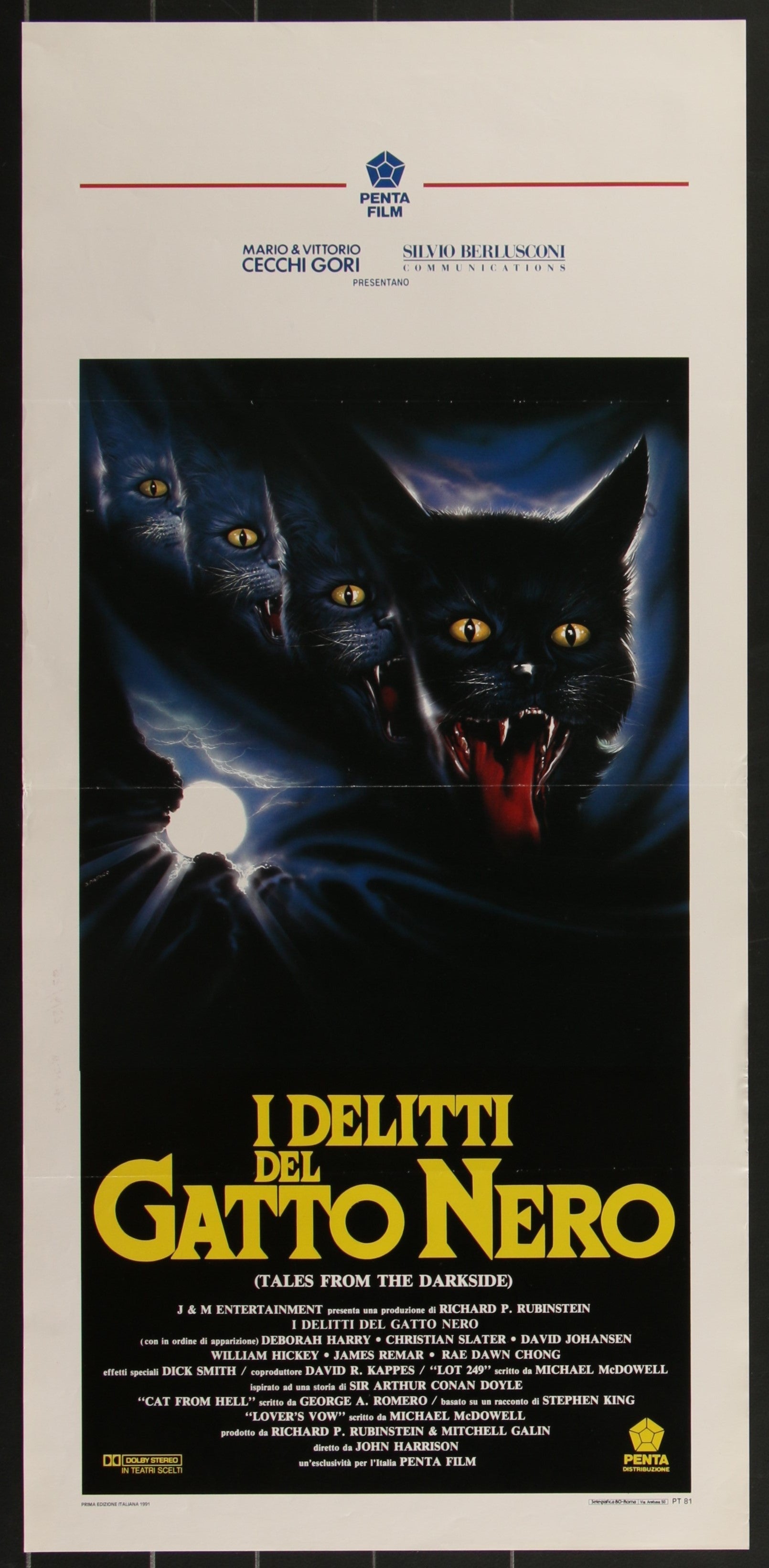 Tales From The Darkside (1991) Original Italian Locandina Movie Poster