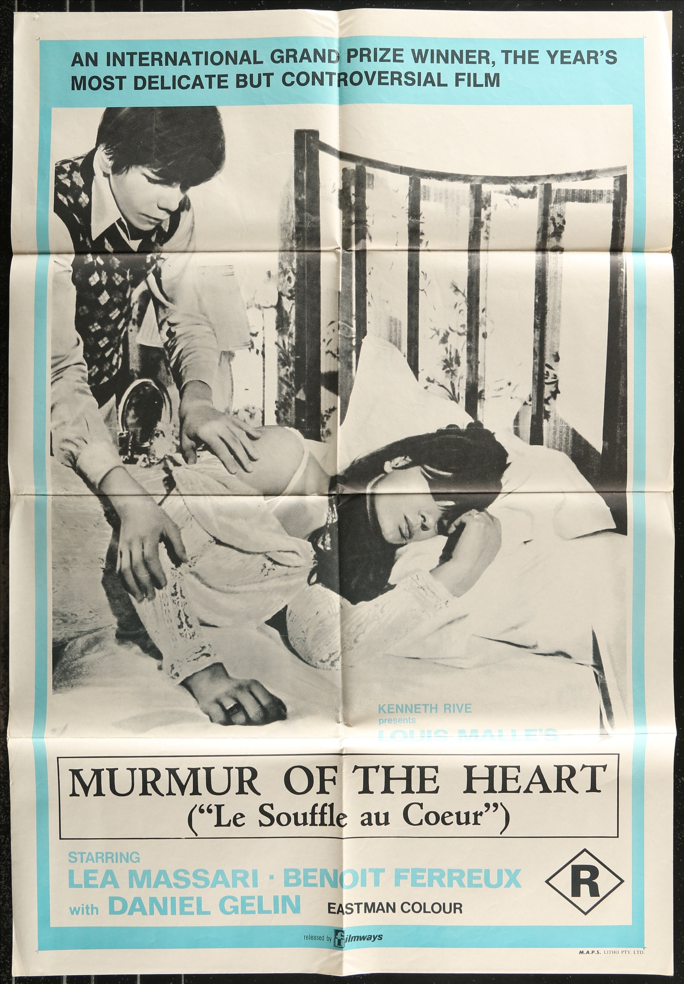 Murmur Of The Heart (1971) Original Australian One Sheet Movie Poster