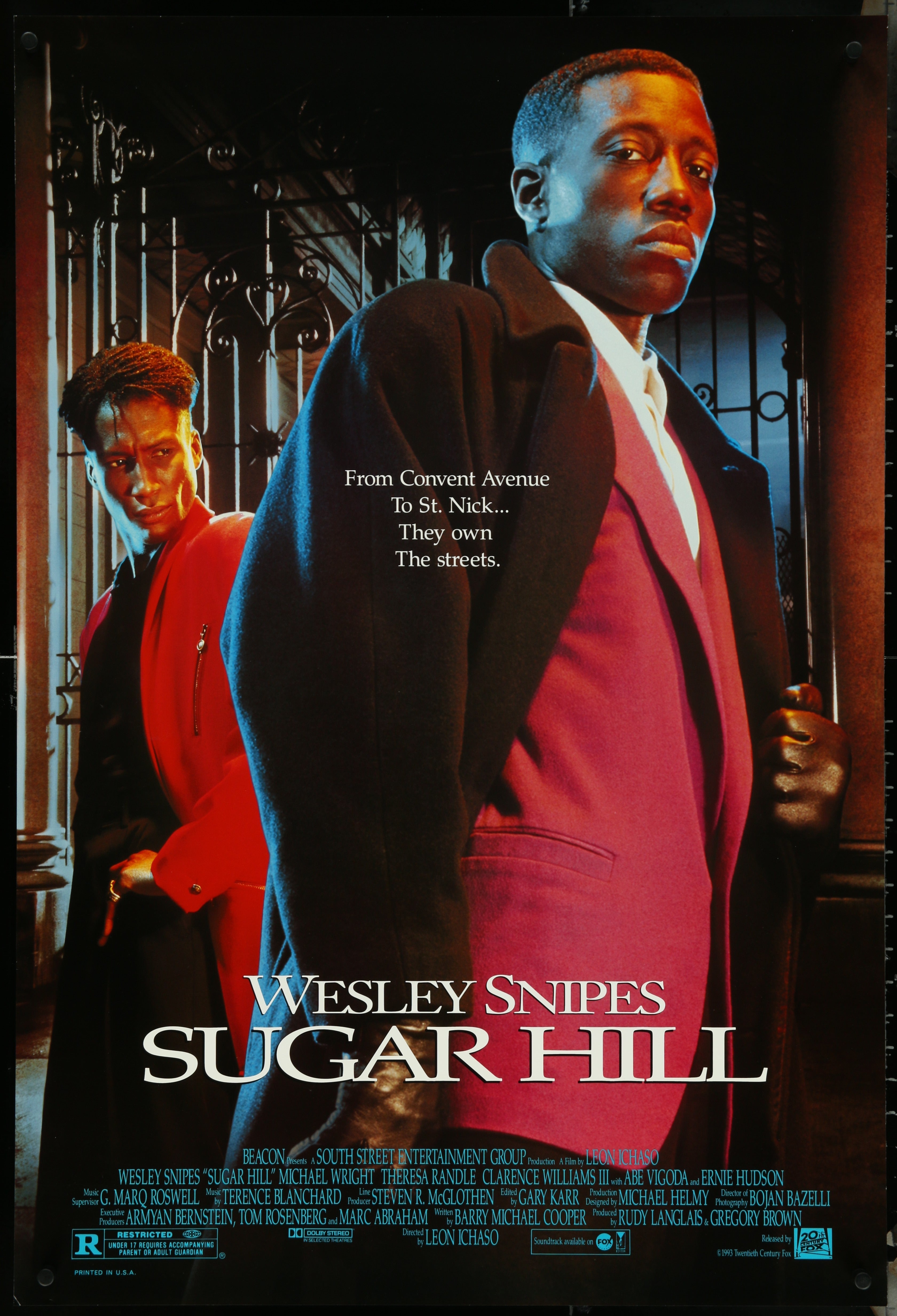 Sugar Hill (1993) Original US One Sheet Movie Poster