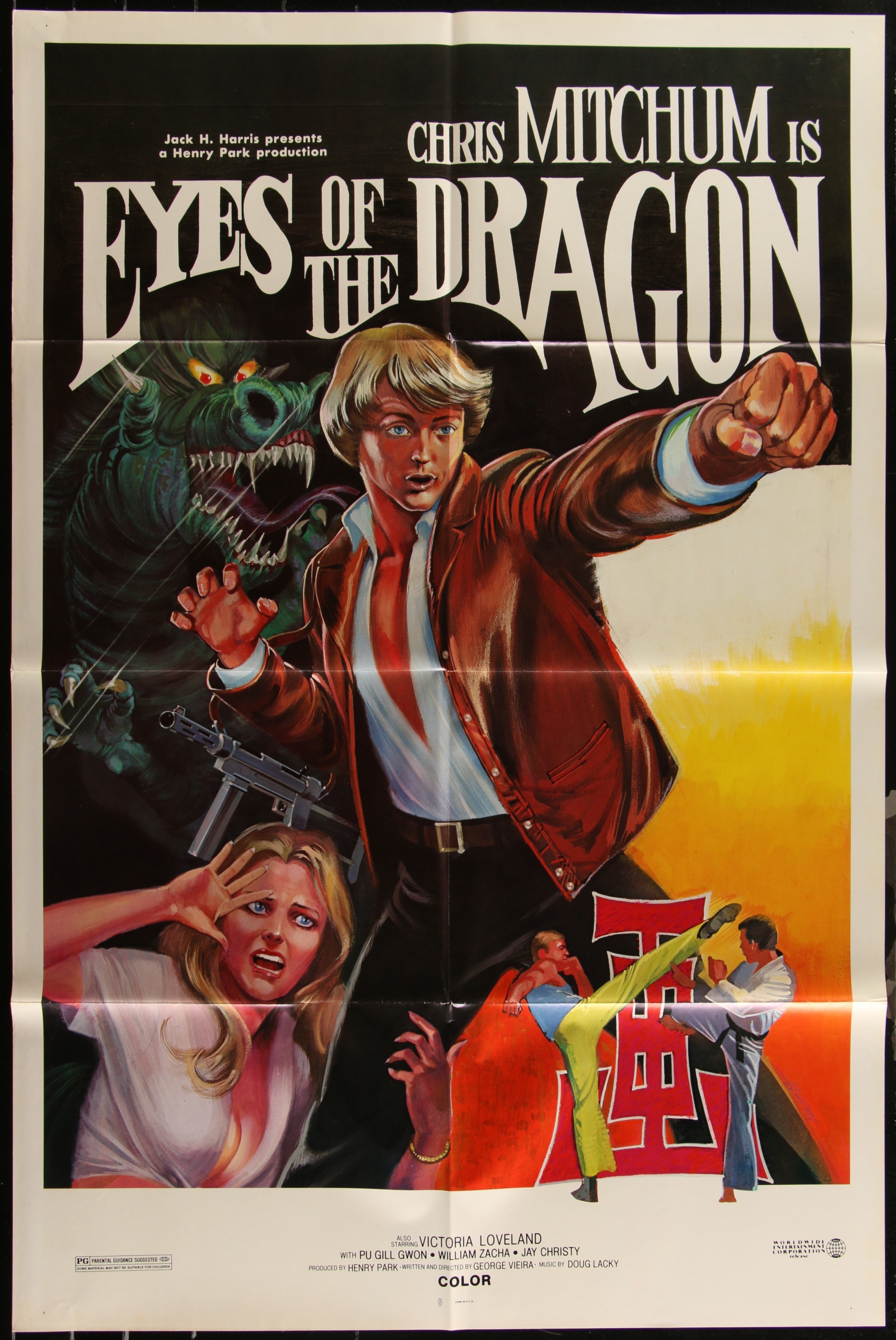 Eyes Of The Dragon (1980) Original US One Sheet Movie Poster