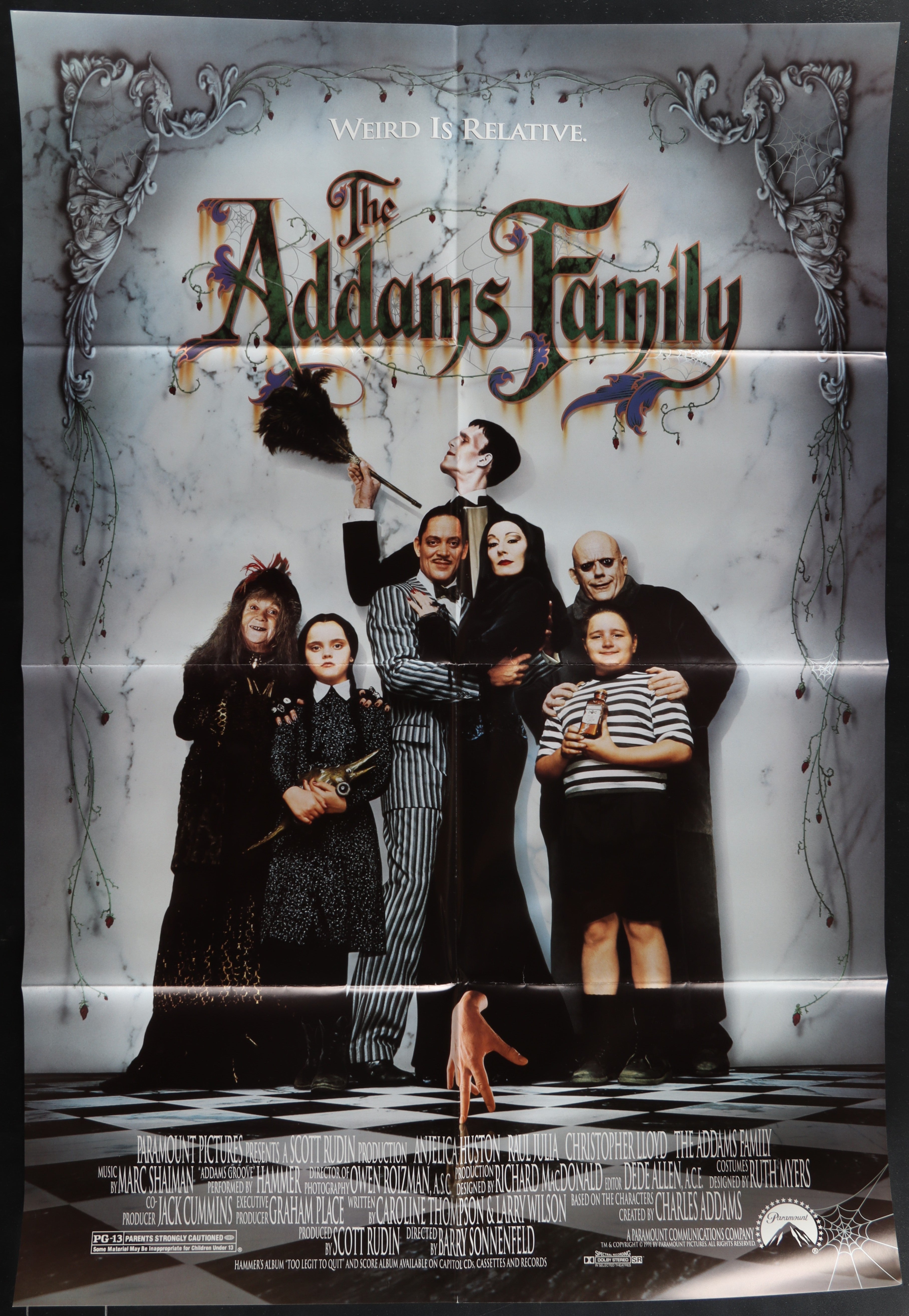 The Addams Family (1991) Original US One Sheet Movie Poster