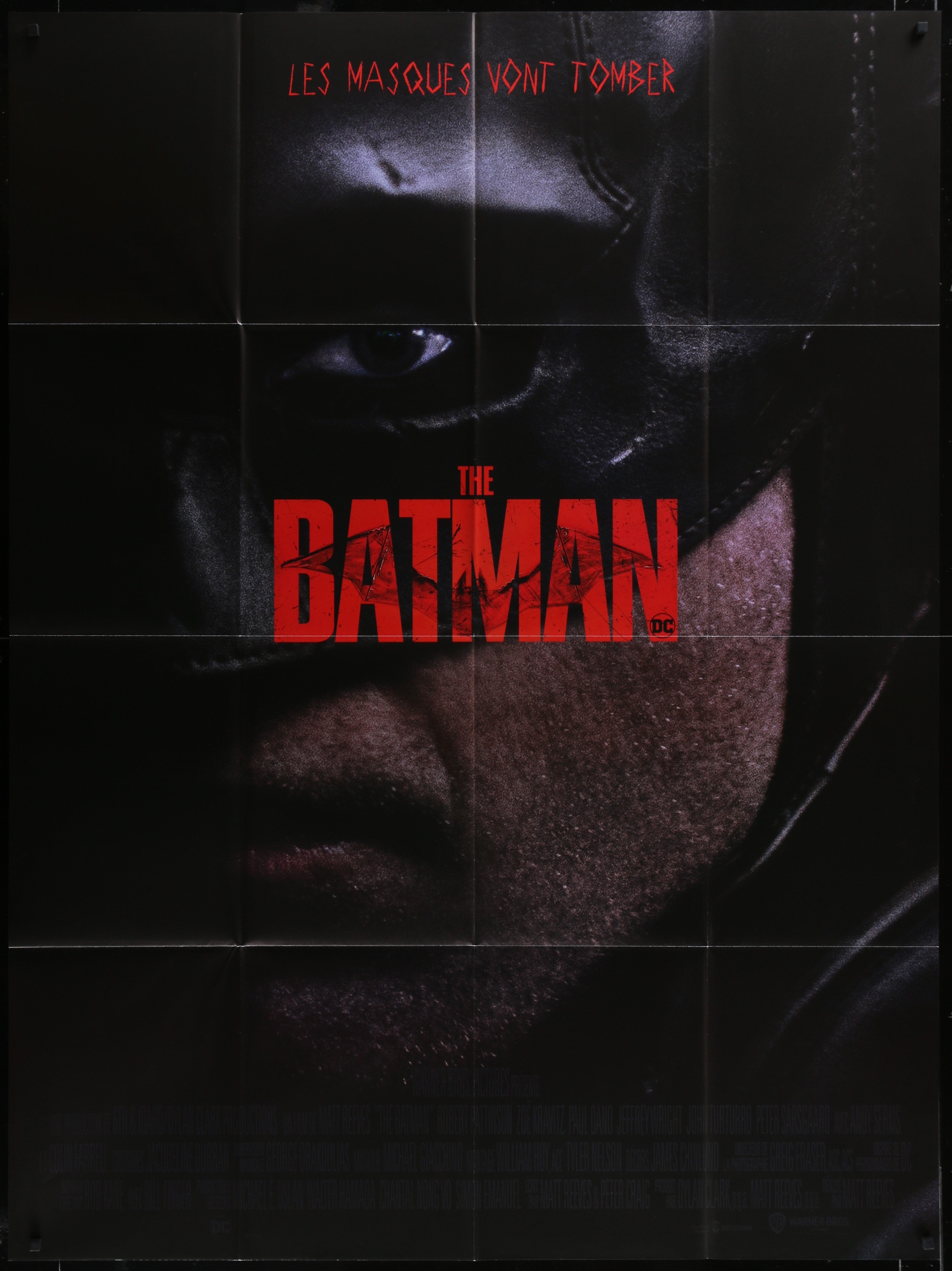 The Batman (2022) Original French One Panel Movie Poster