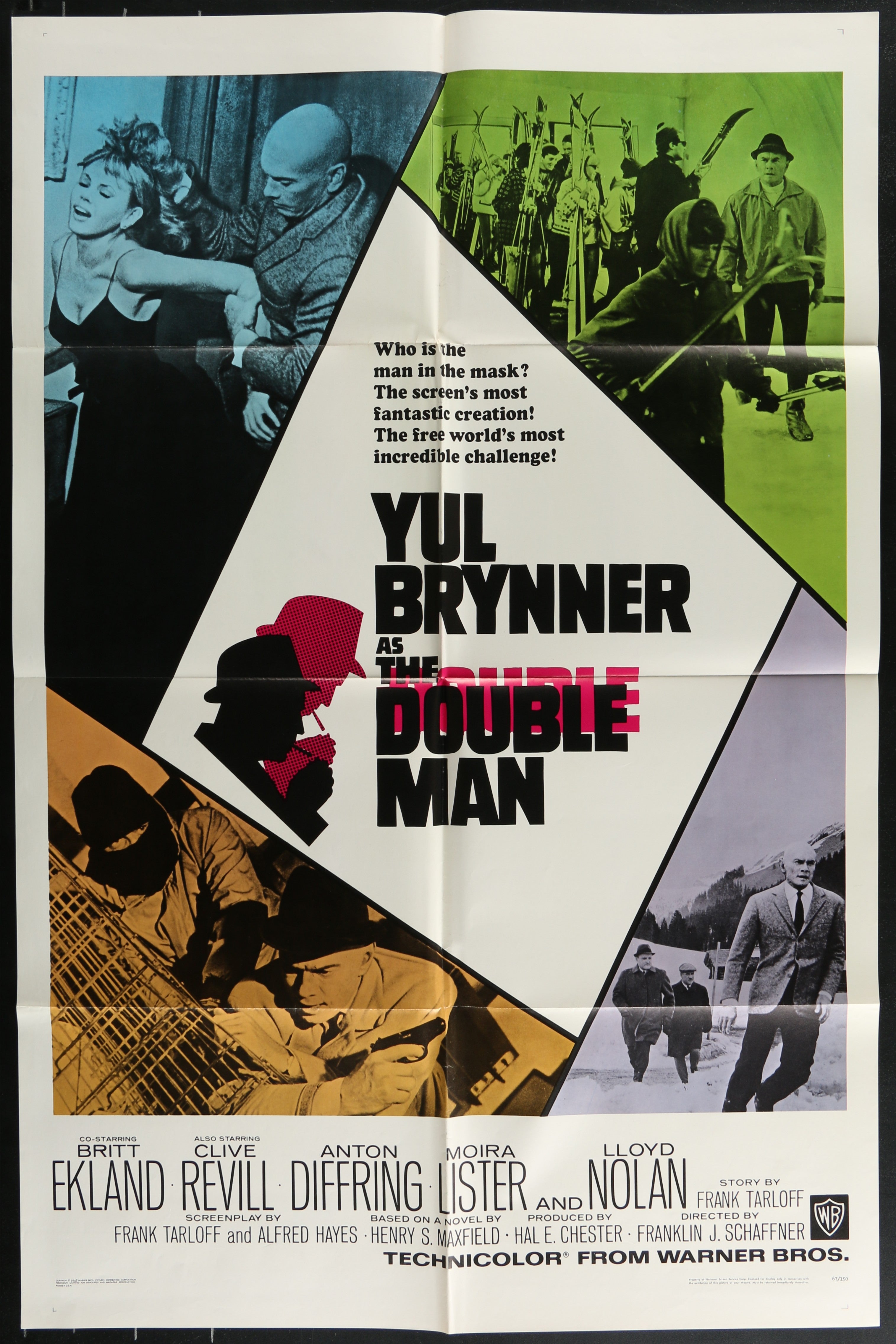 The Double Man (1967) Original US One Sheet Movie Poster