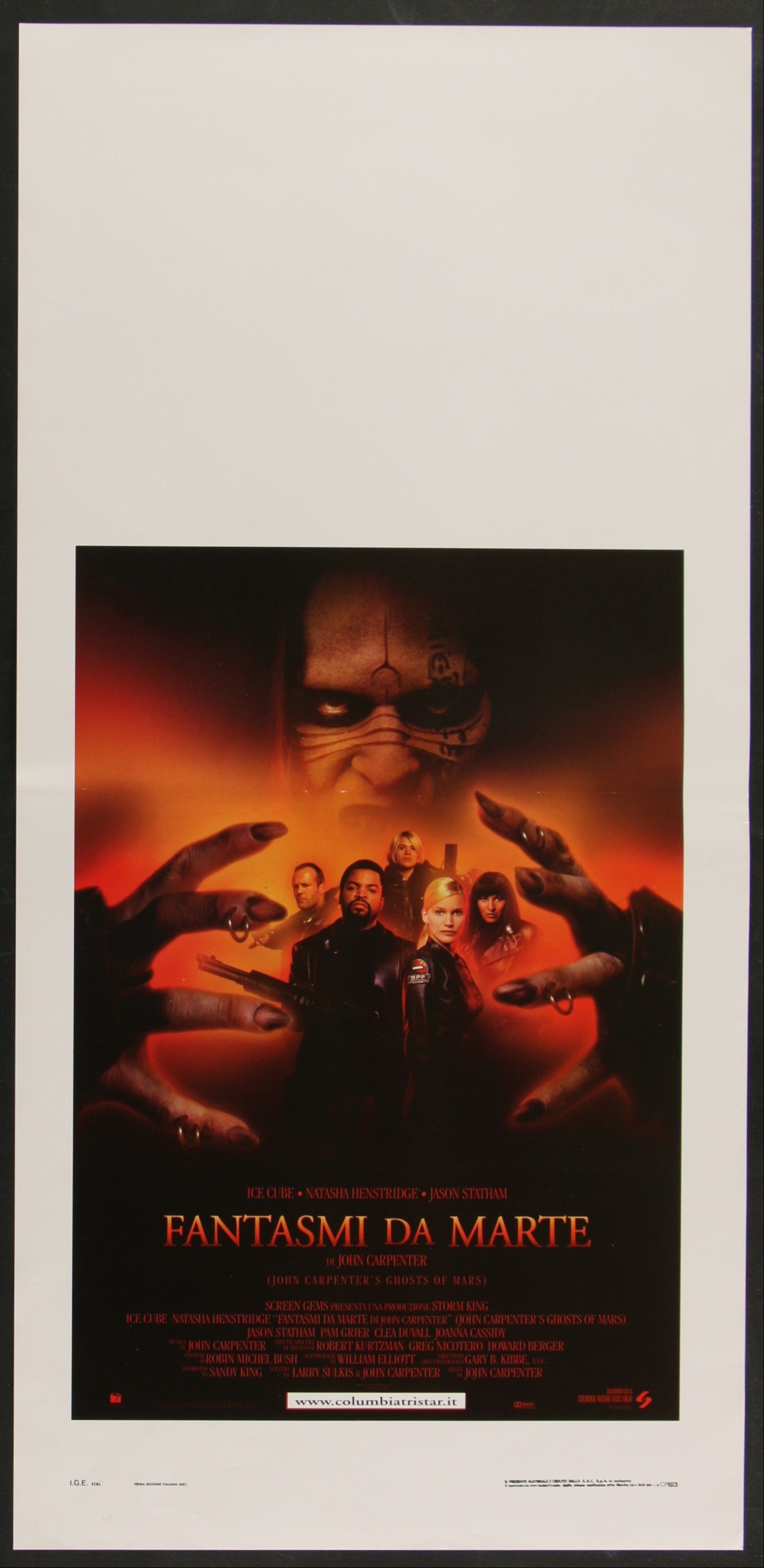 Ghosts Of Mars (2001) Original Italian Locandina Movie Poster