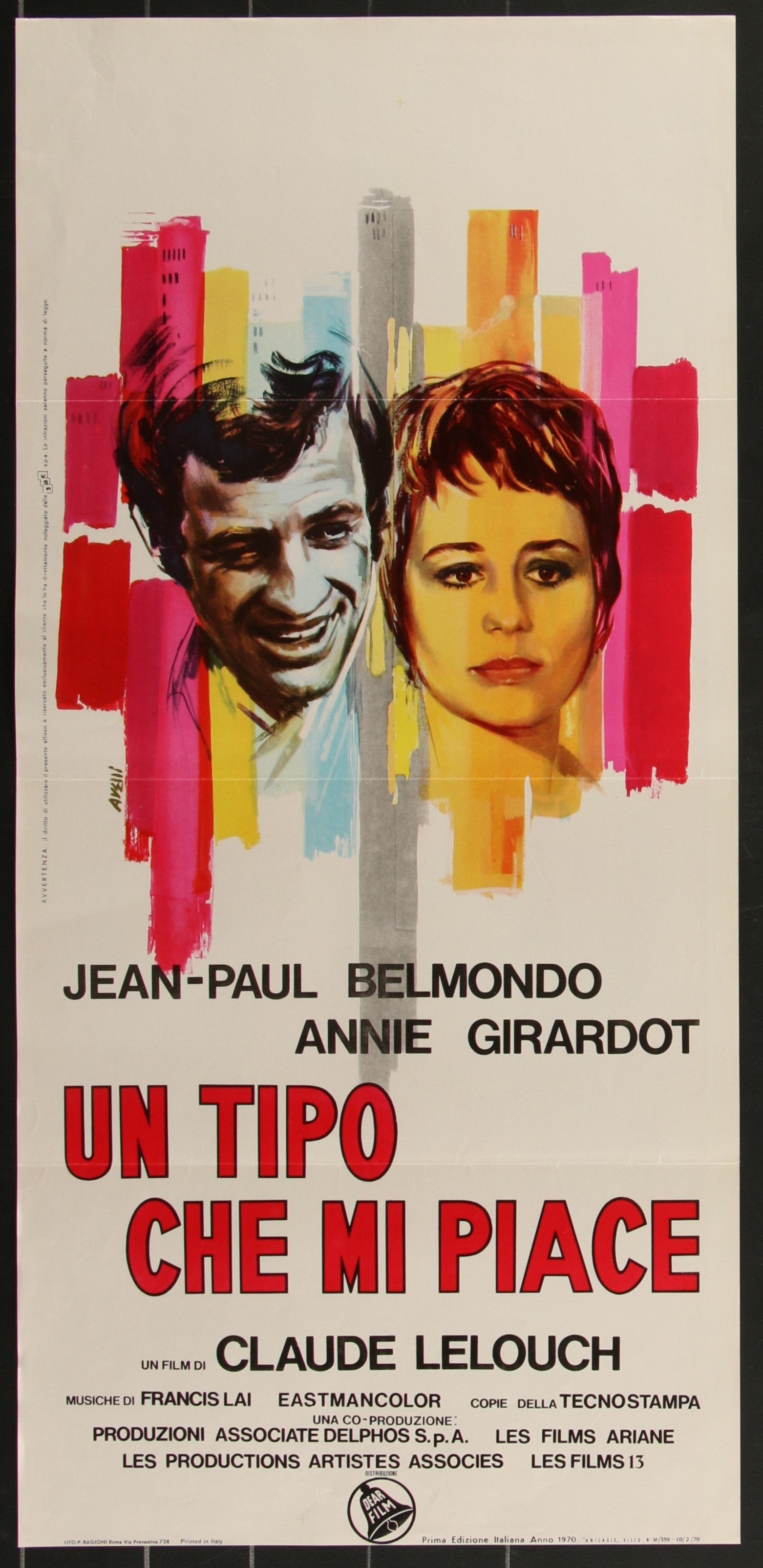 Love Is A Funny Thing (1969) Original Italian Locandina Movie Poster