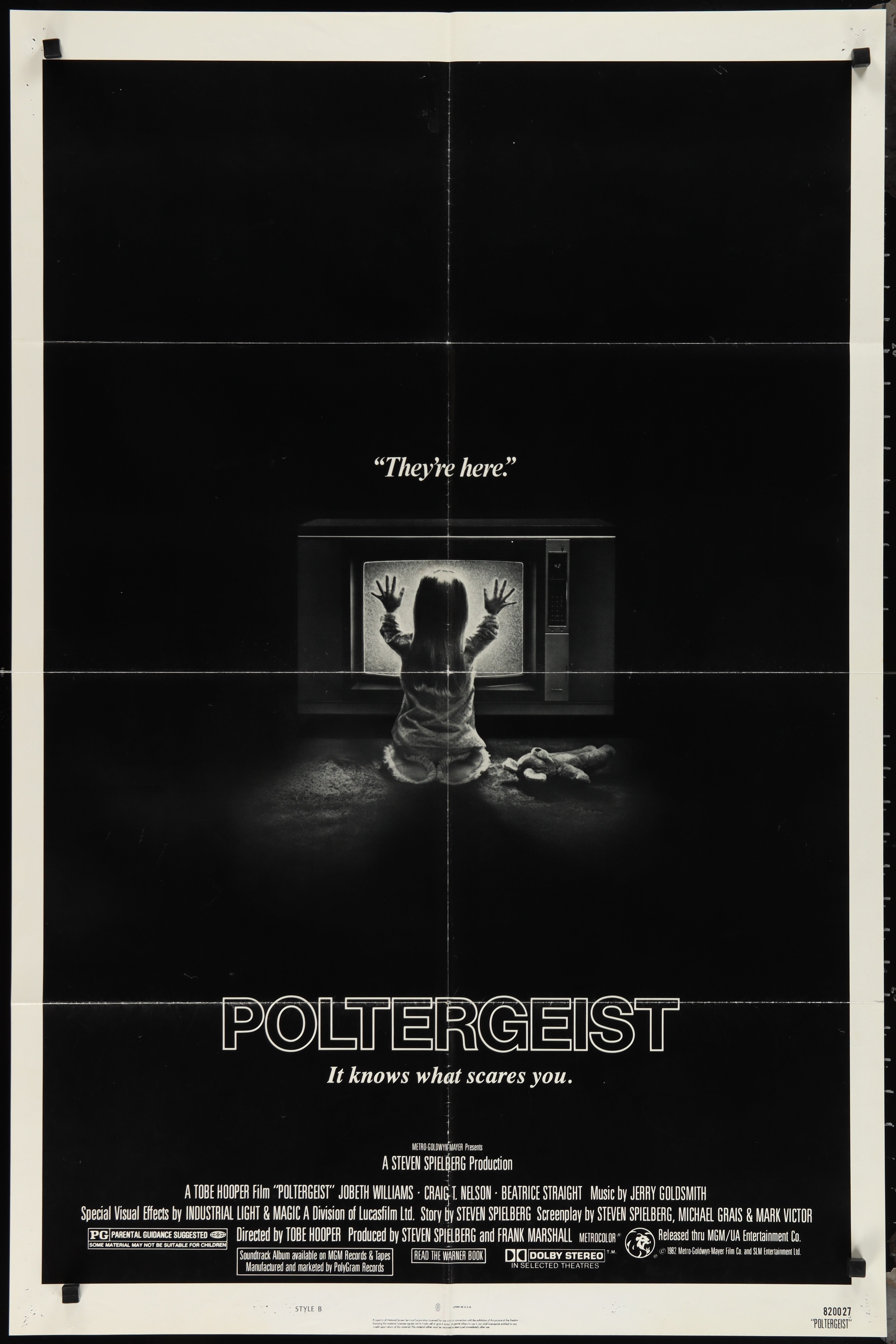 Poltergeist (1982) Original US One Sheet Movie Poster