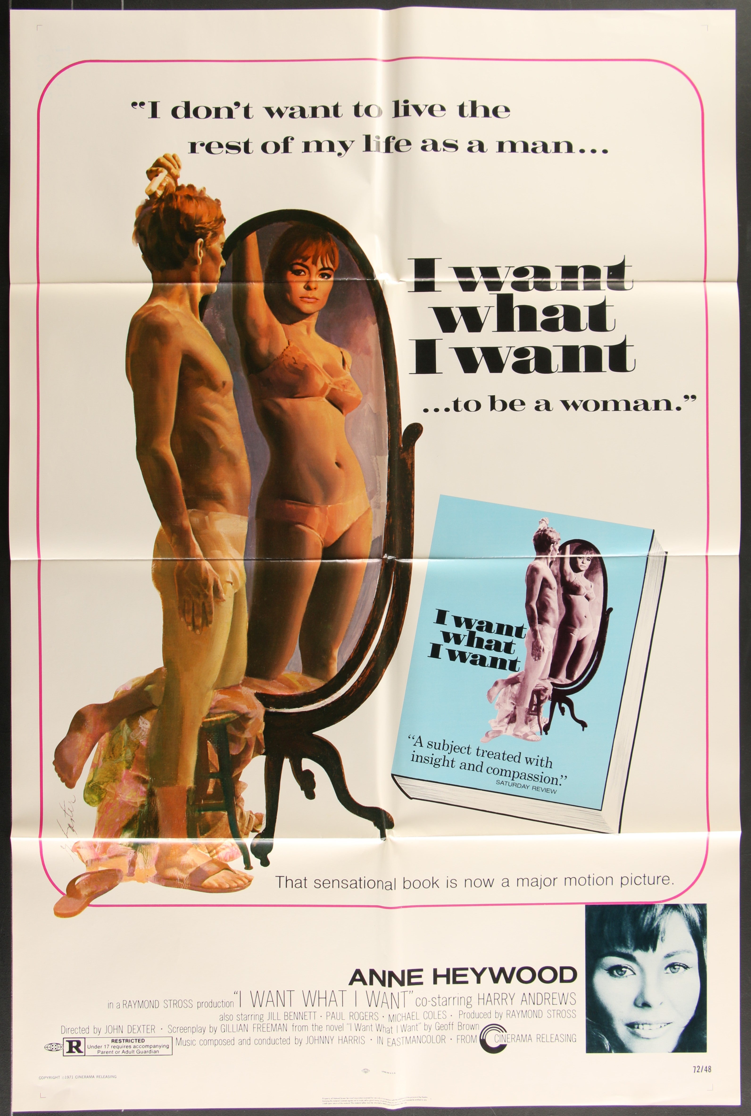 I Want What I Want (1972) Original US One Sheet Movie Poster