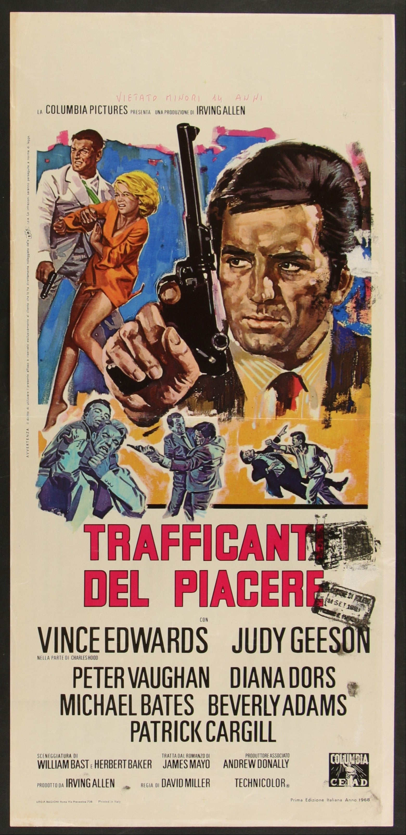 Hammerhead (1968) Original Italian Locandina Movie Poster