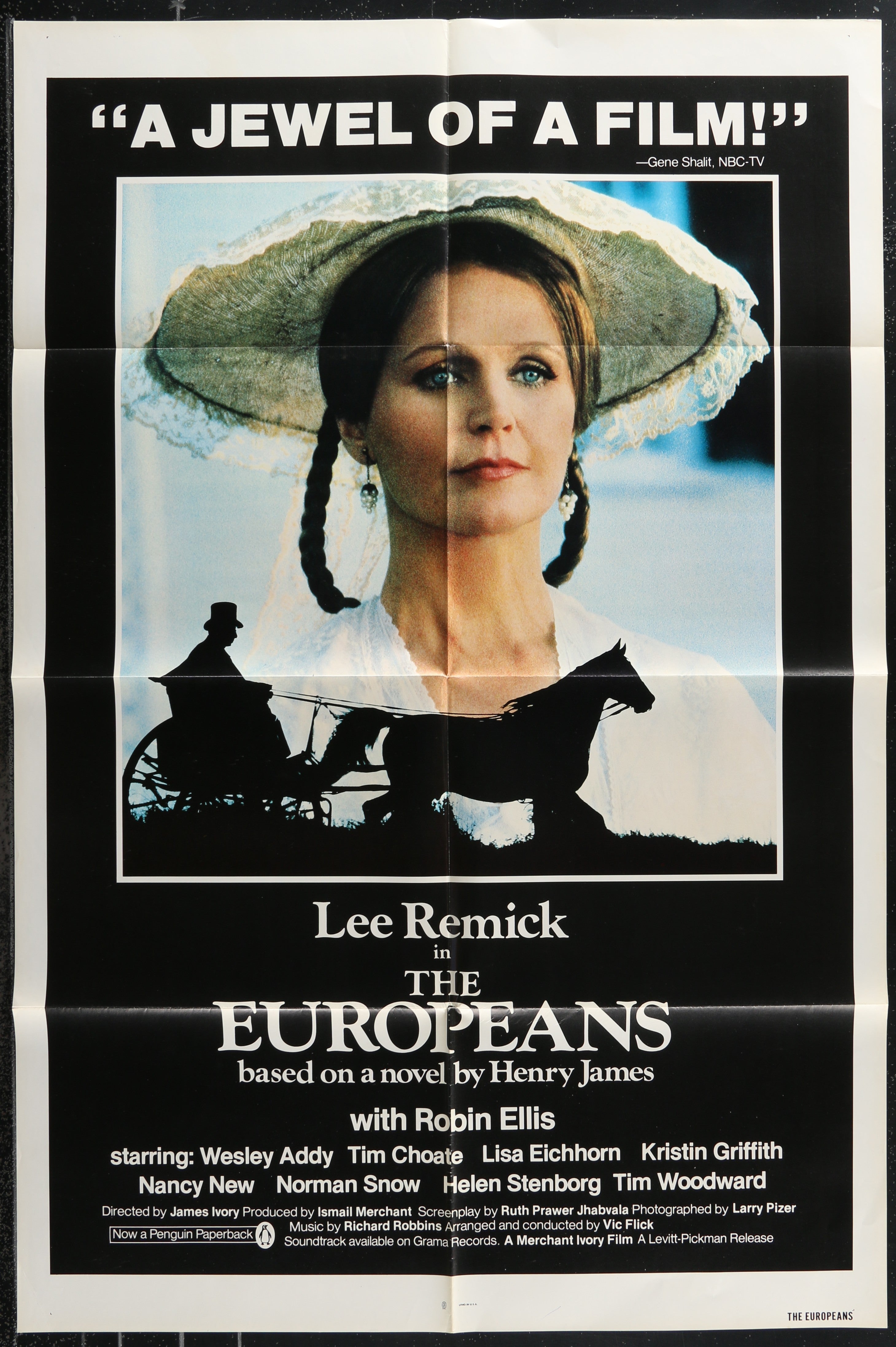 The Europeans (1979) Original US One Sheet Movie Poster