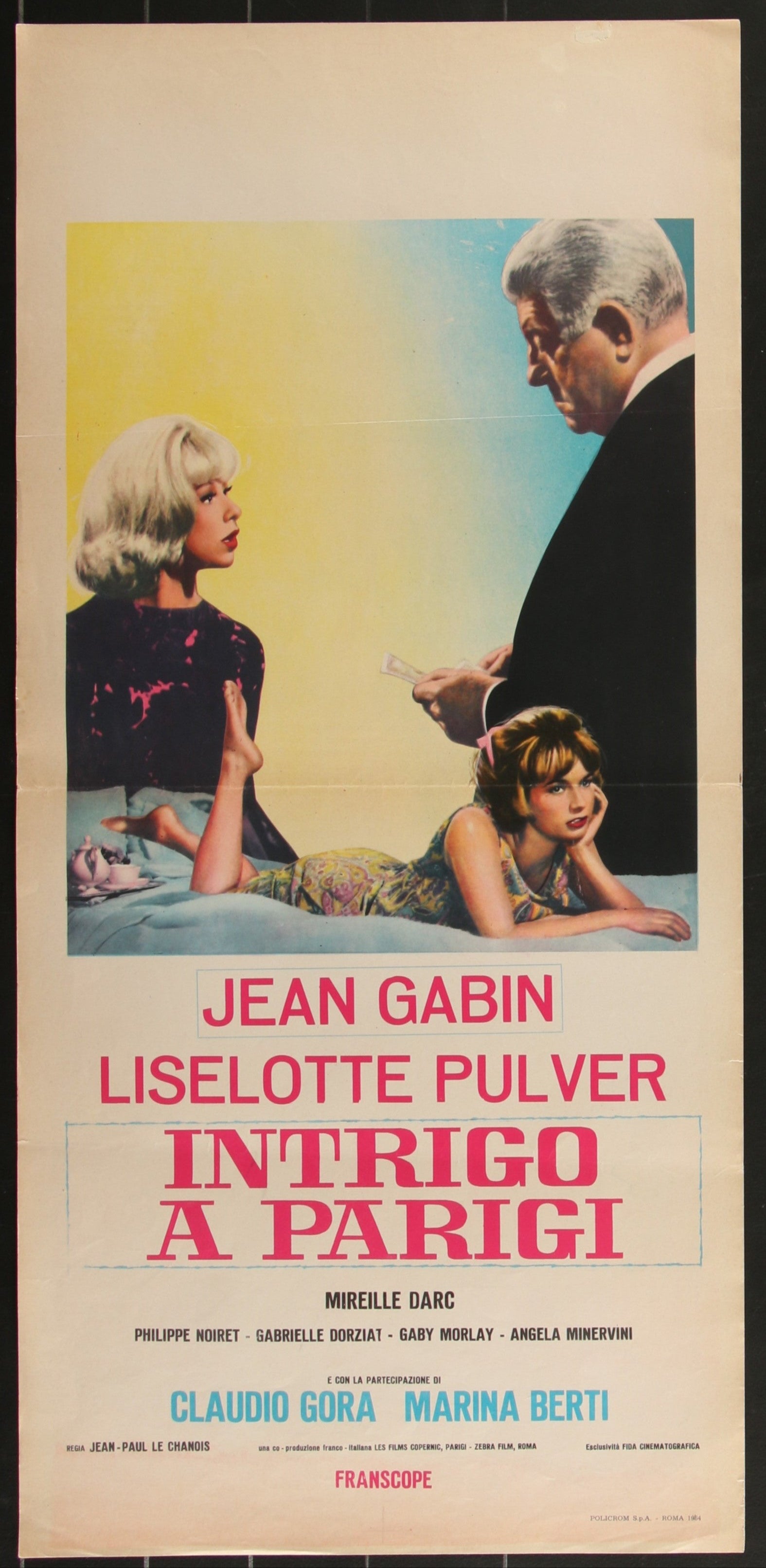 Monsieur (1964) Original Italian Locandina Movie Poster