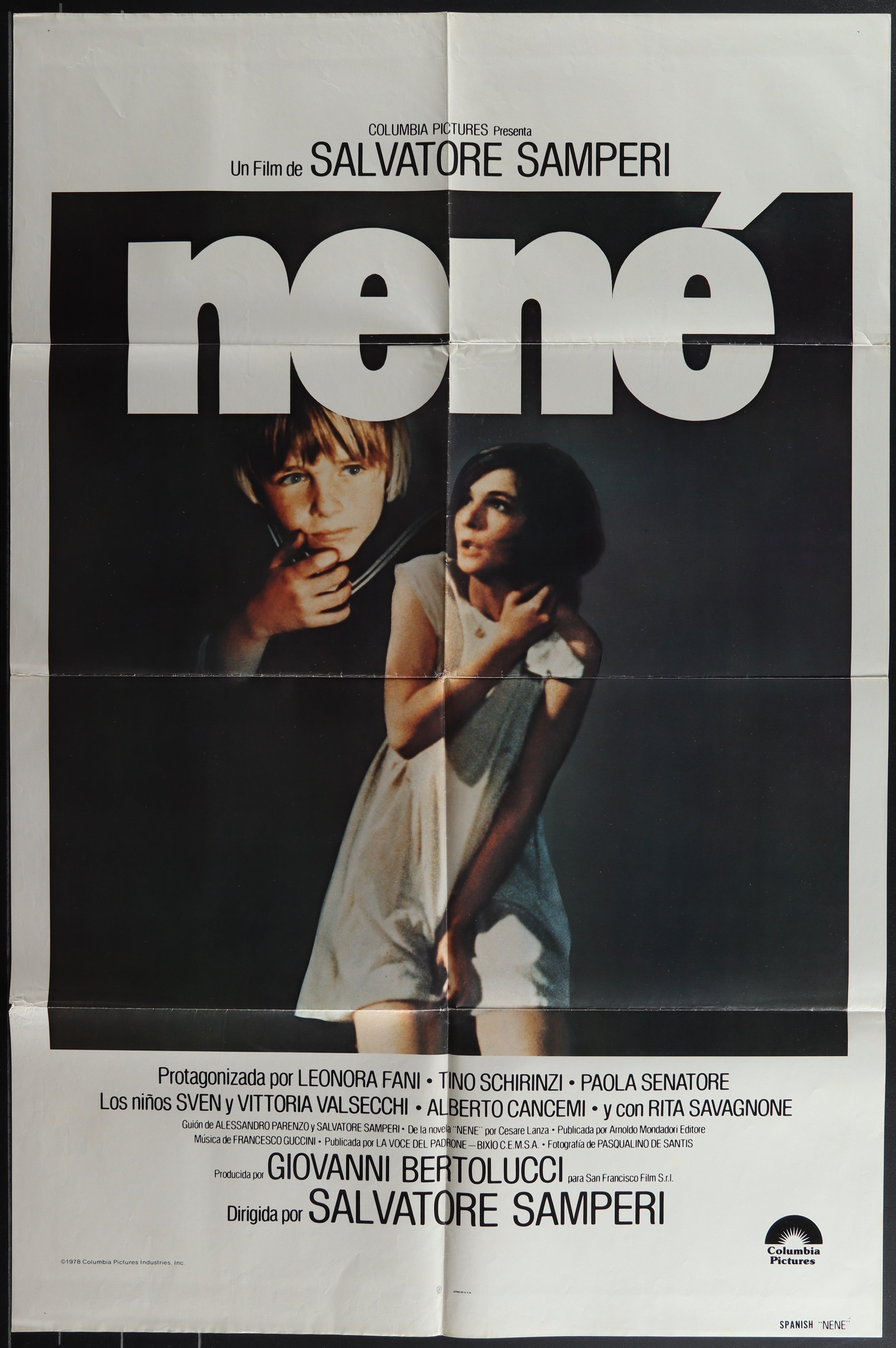 Nene Spanish (1978) Original Spanish Language One Sheet Movie Poster