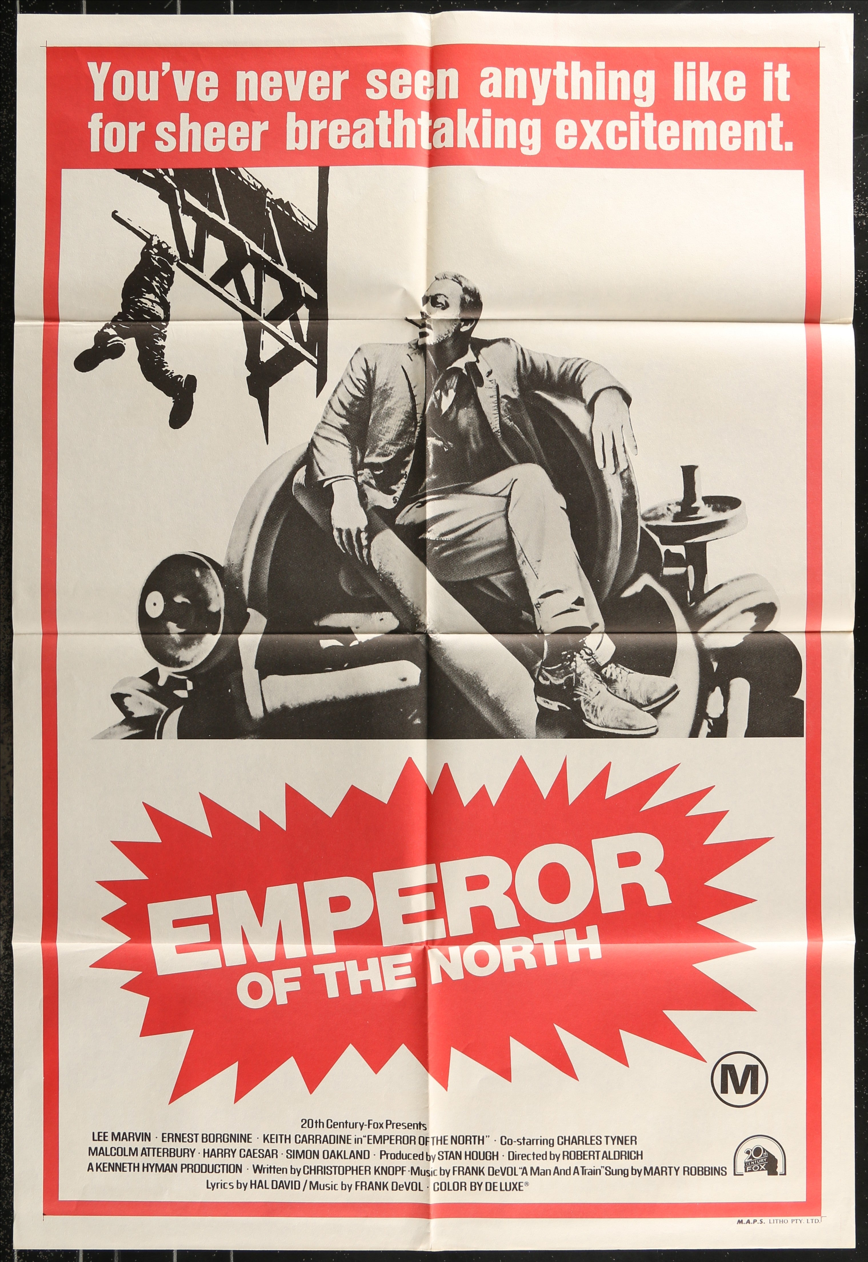 Emperor Of The North (1973) Original Australian One Sheet Movie Poster