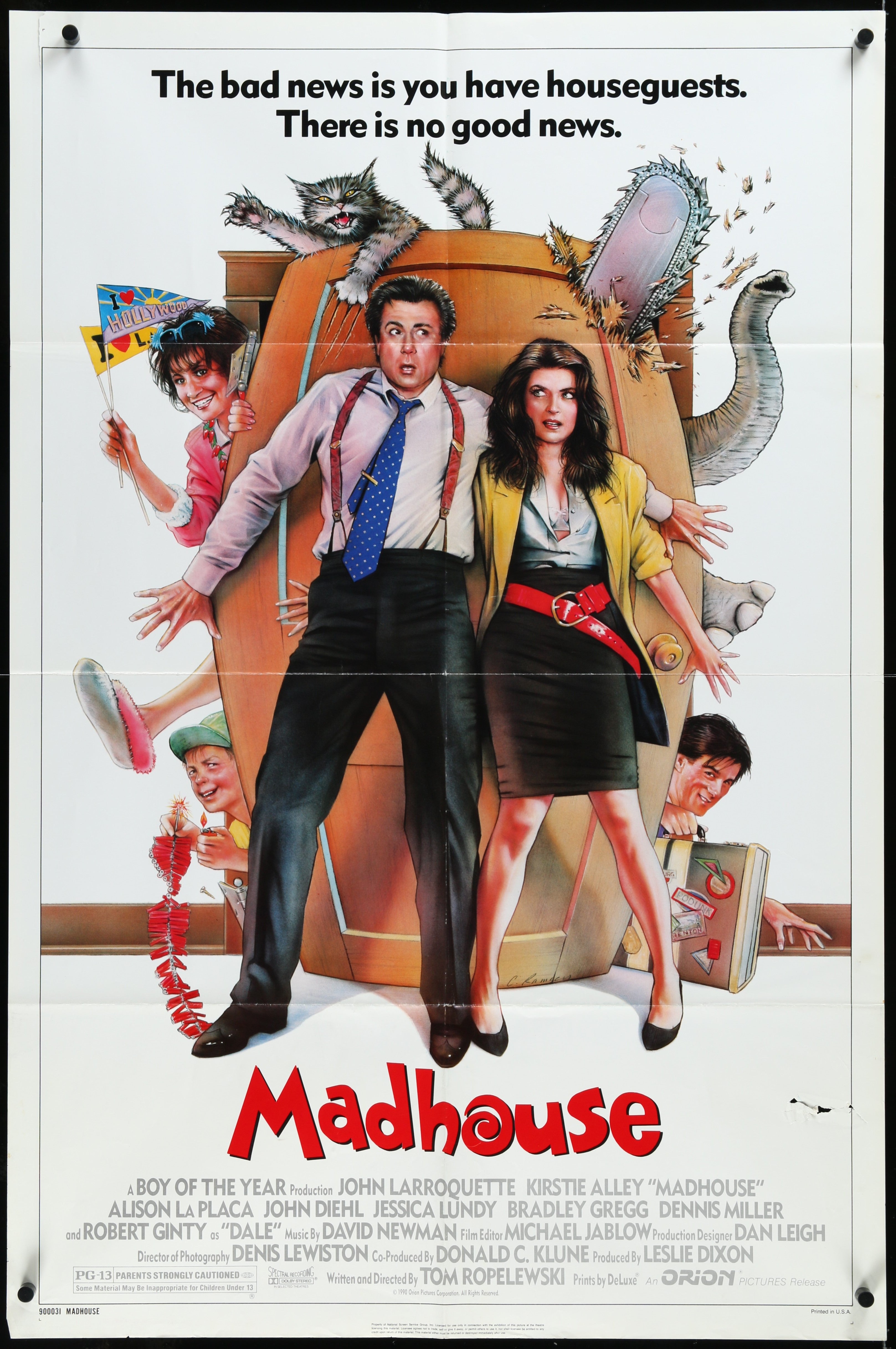 Madhouse (1990) Original US One Sheet Movie Poster
