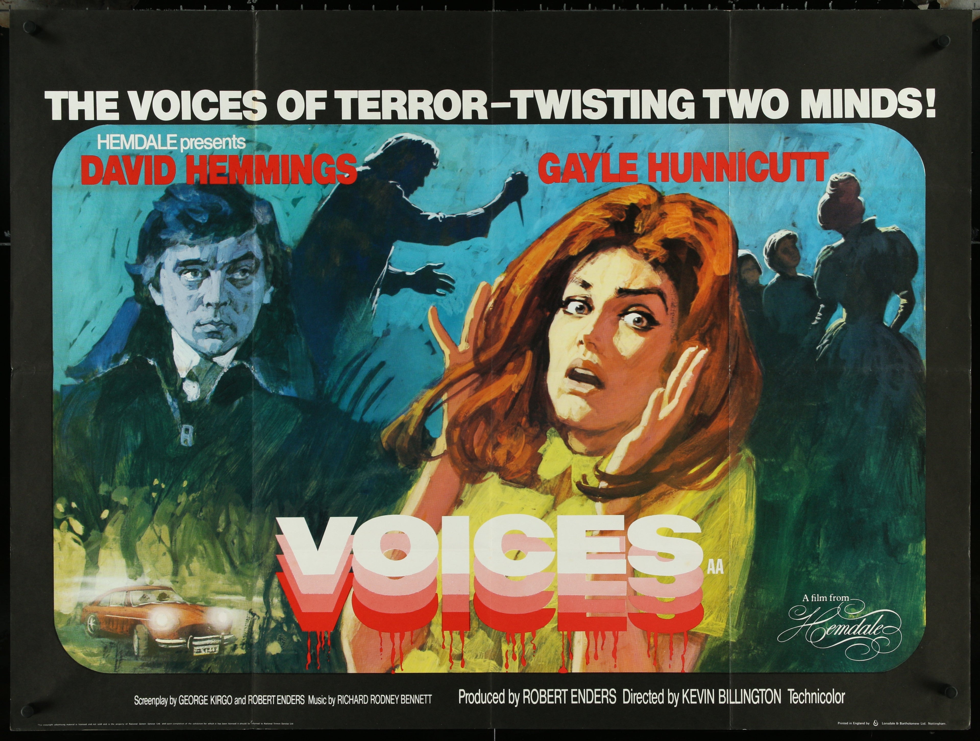 Voices (1973) Original UK Quad Movie Poster