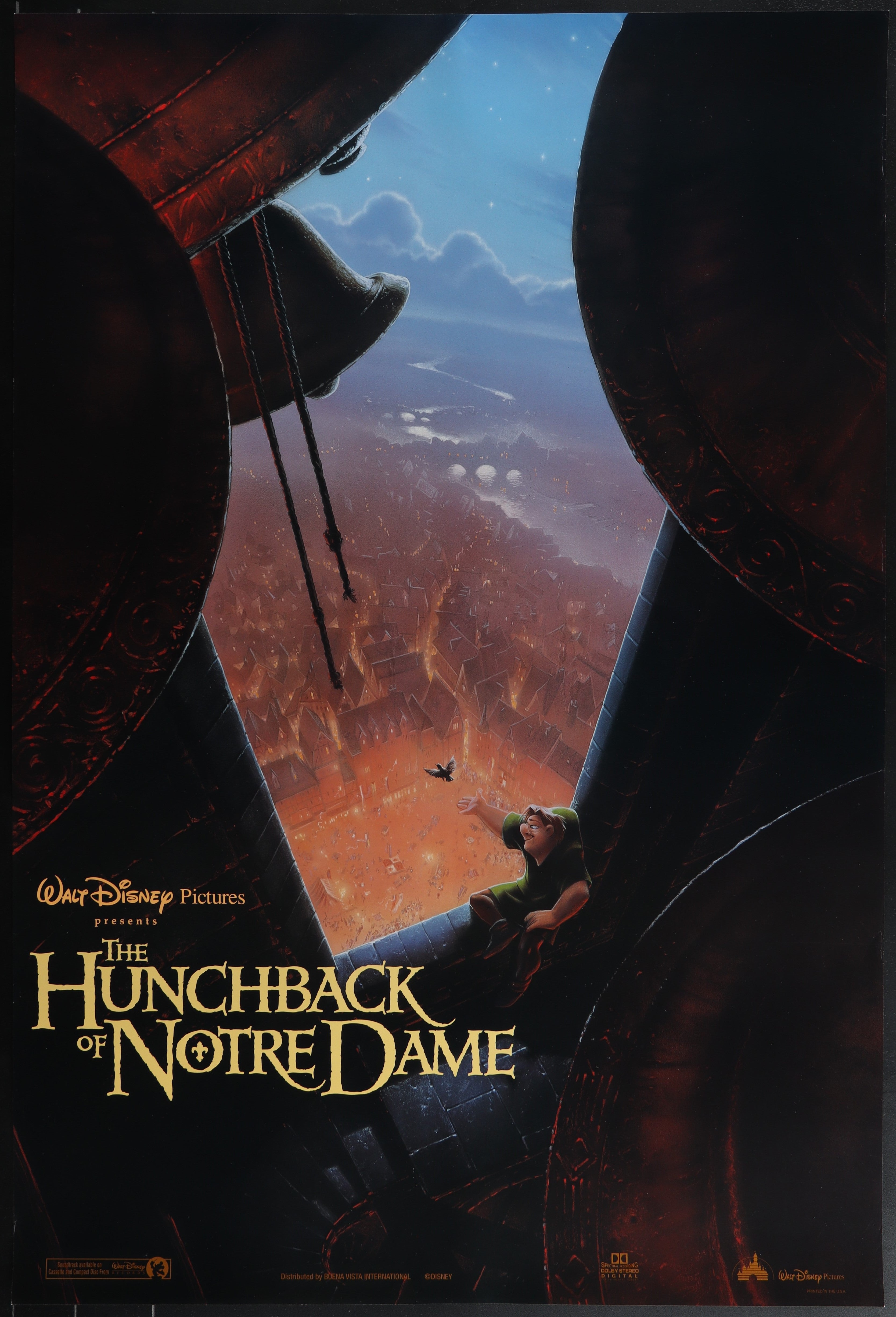 The Hunchback Of Notre Dame (1996) Original US One Sheet Movie Poster