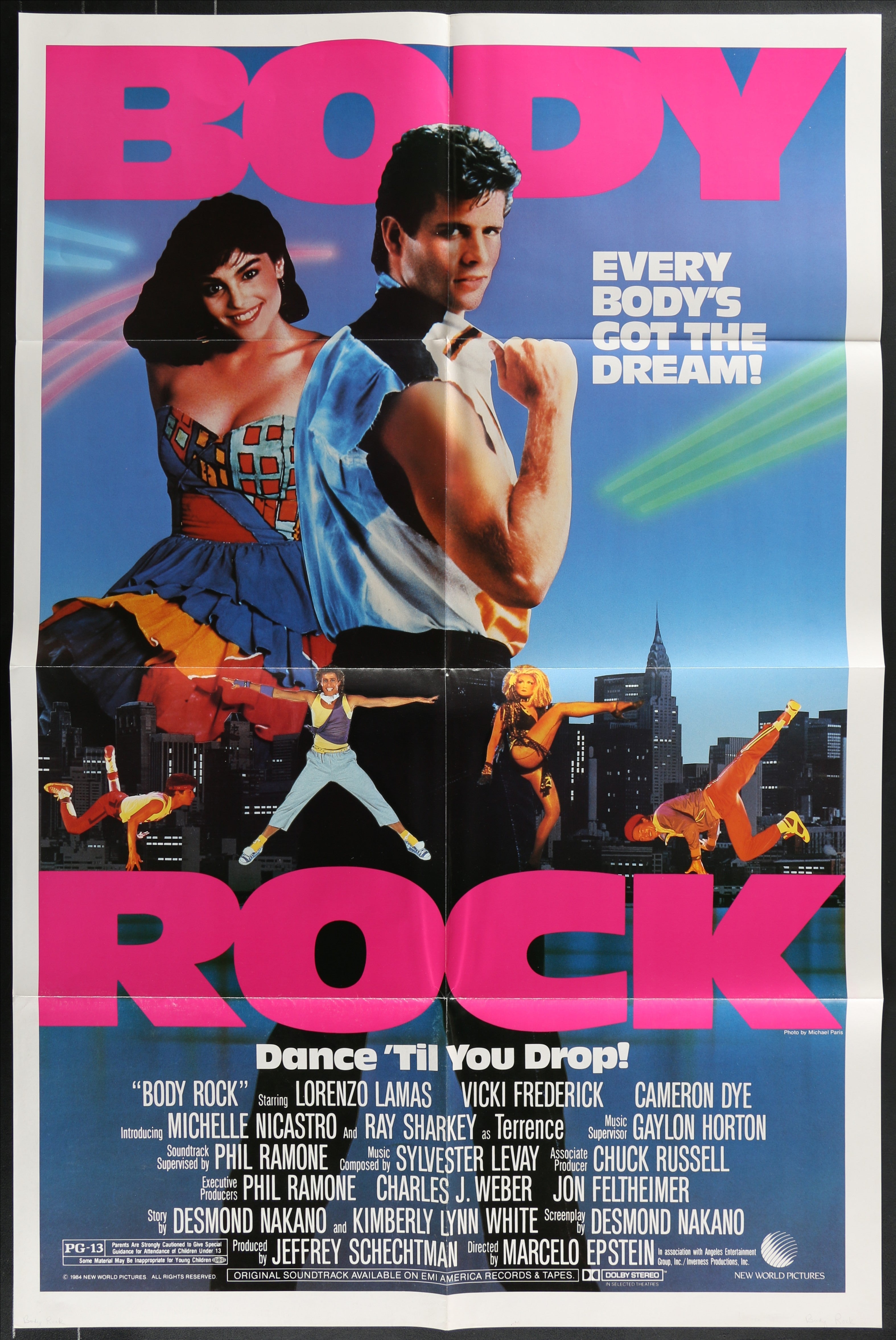 Body Rock (1984) Original US One Sheet Movie Poster