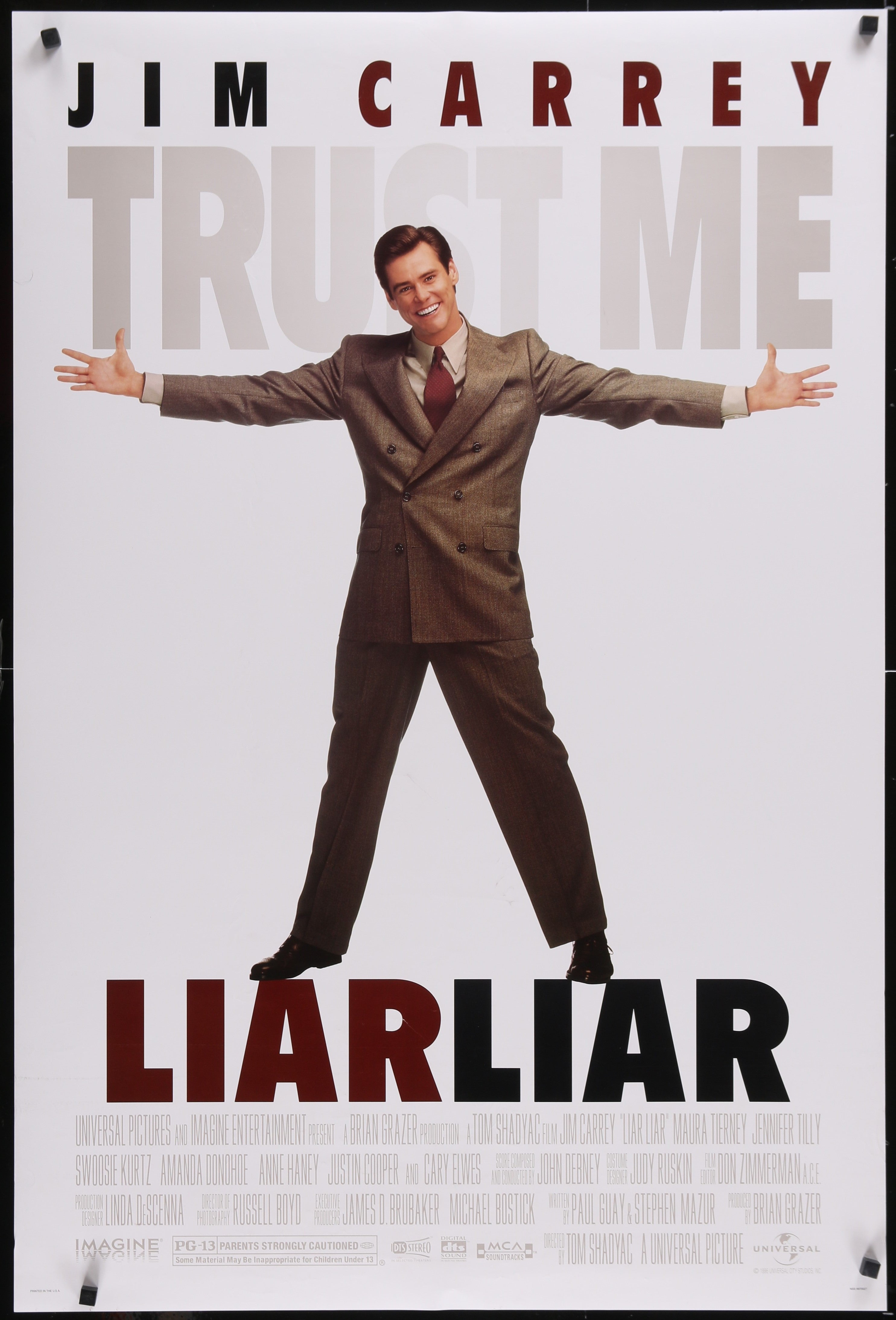 Liar Liar (1997) Original US One Sheet Movie Poster