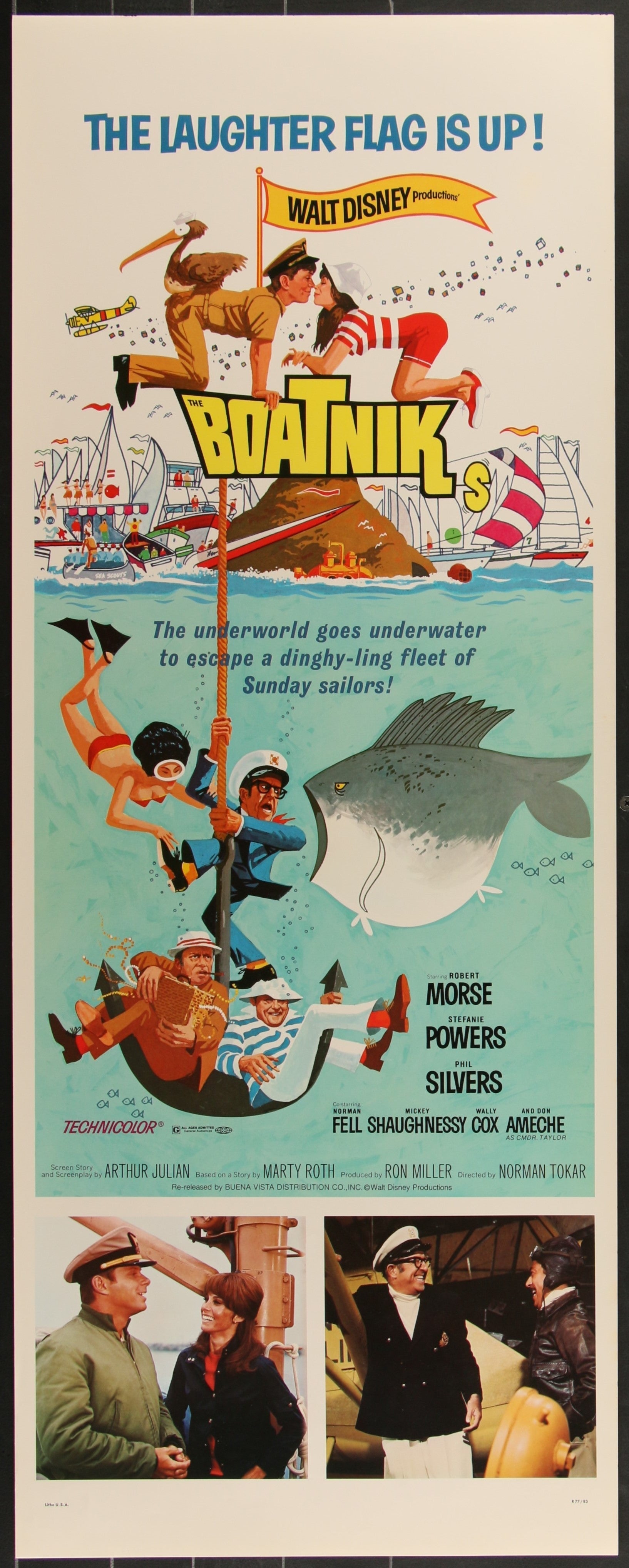 The Boatniks (1977 RR) Original US Insert Movie Poster