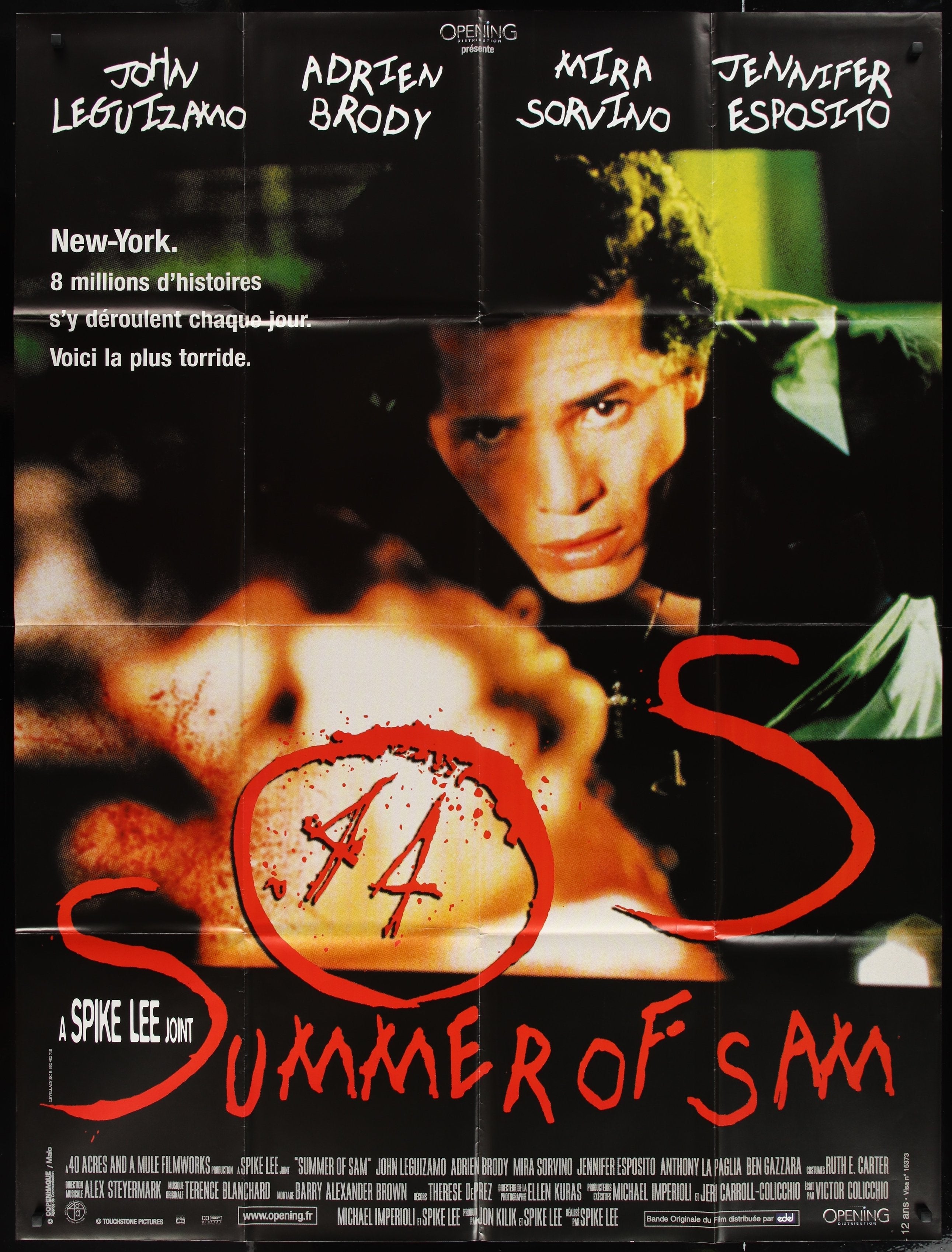 Summer Of Sam (2000) Original French One Panel Movie Poster