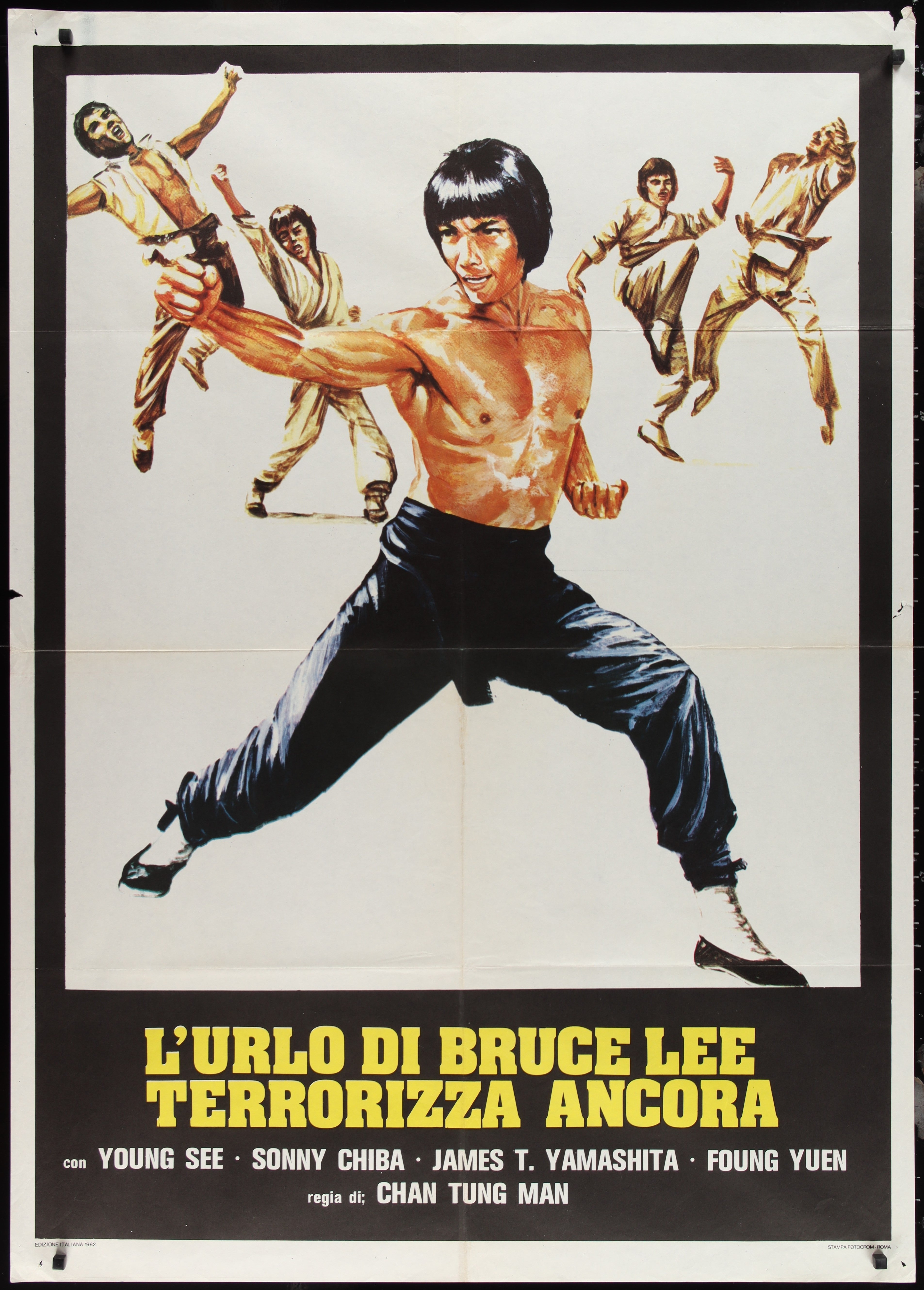 The Soul Of Bruce Lee (1977) Original Italian One Panel Movie Poster