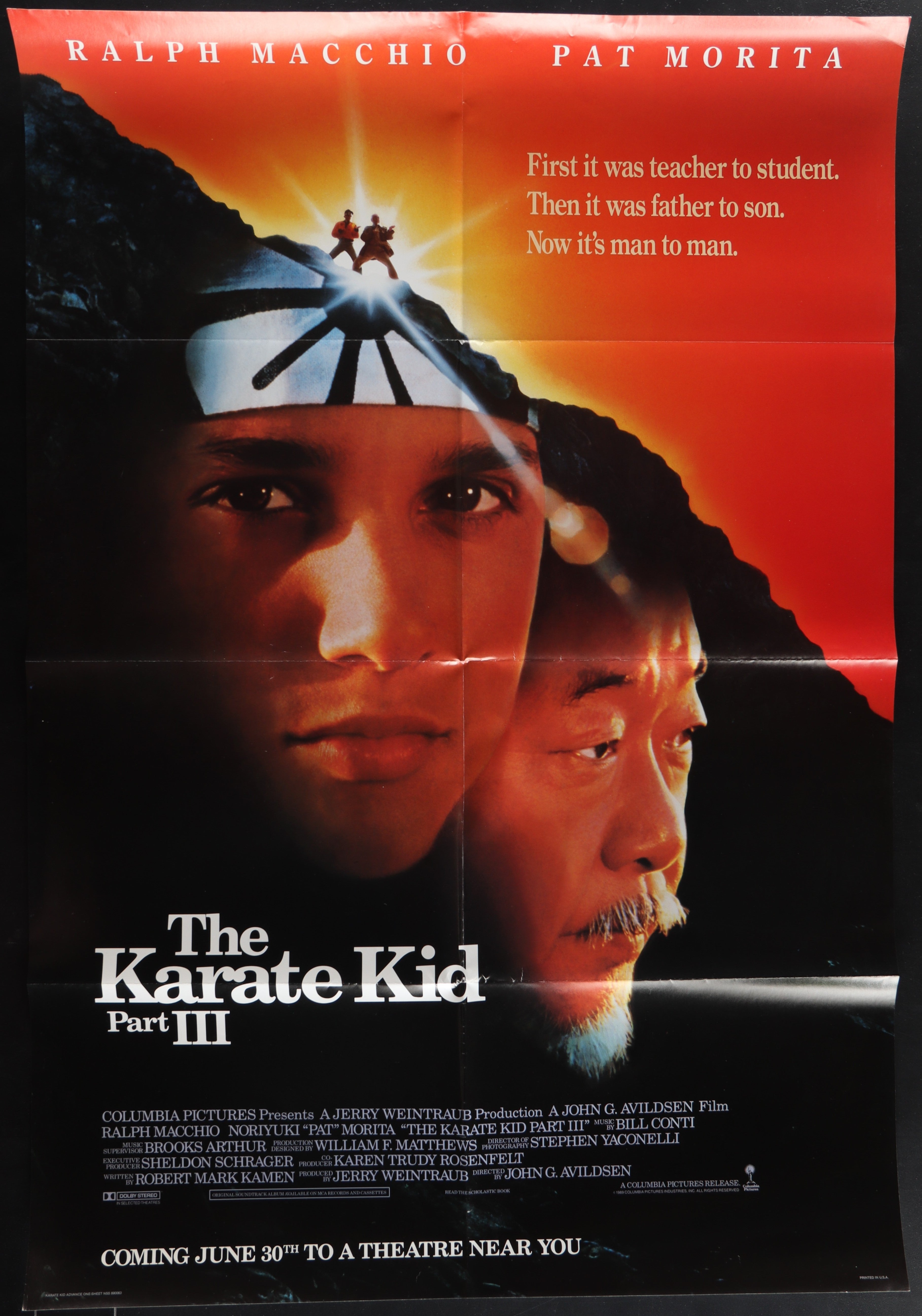 The Karate Kid Part III (1989) Original US One Sheet Movie Poster