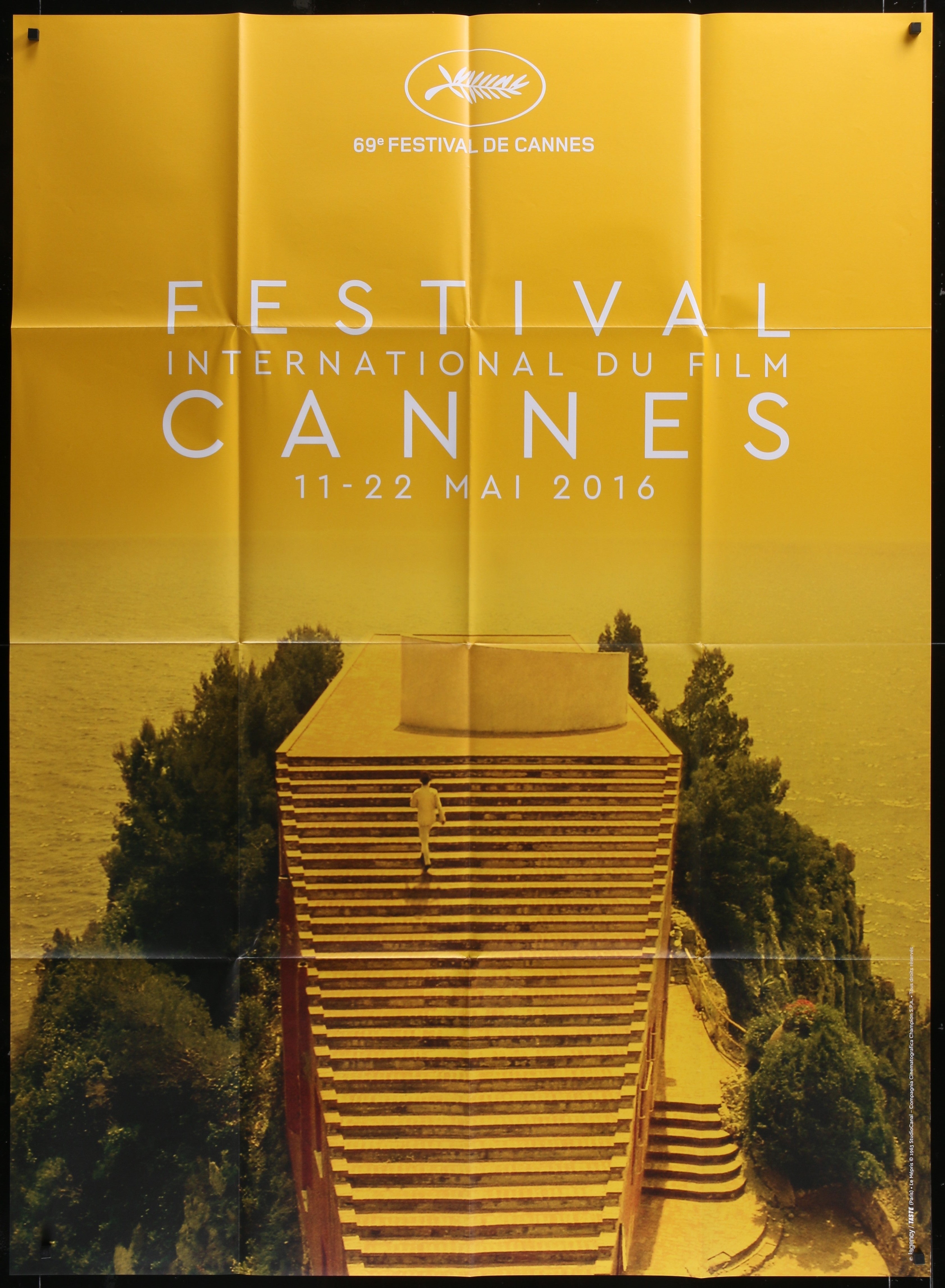 Cannes Film Festival 2016 - Original French One Panel Movie Poster