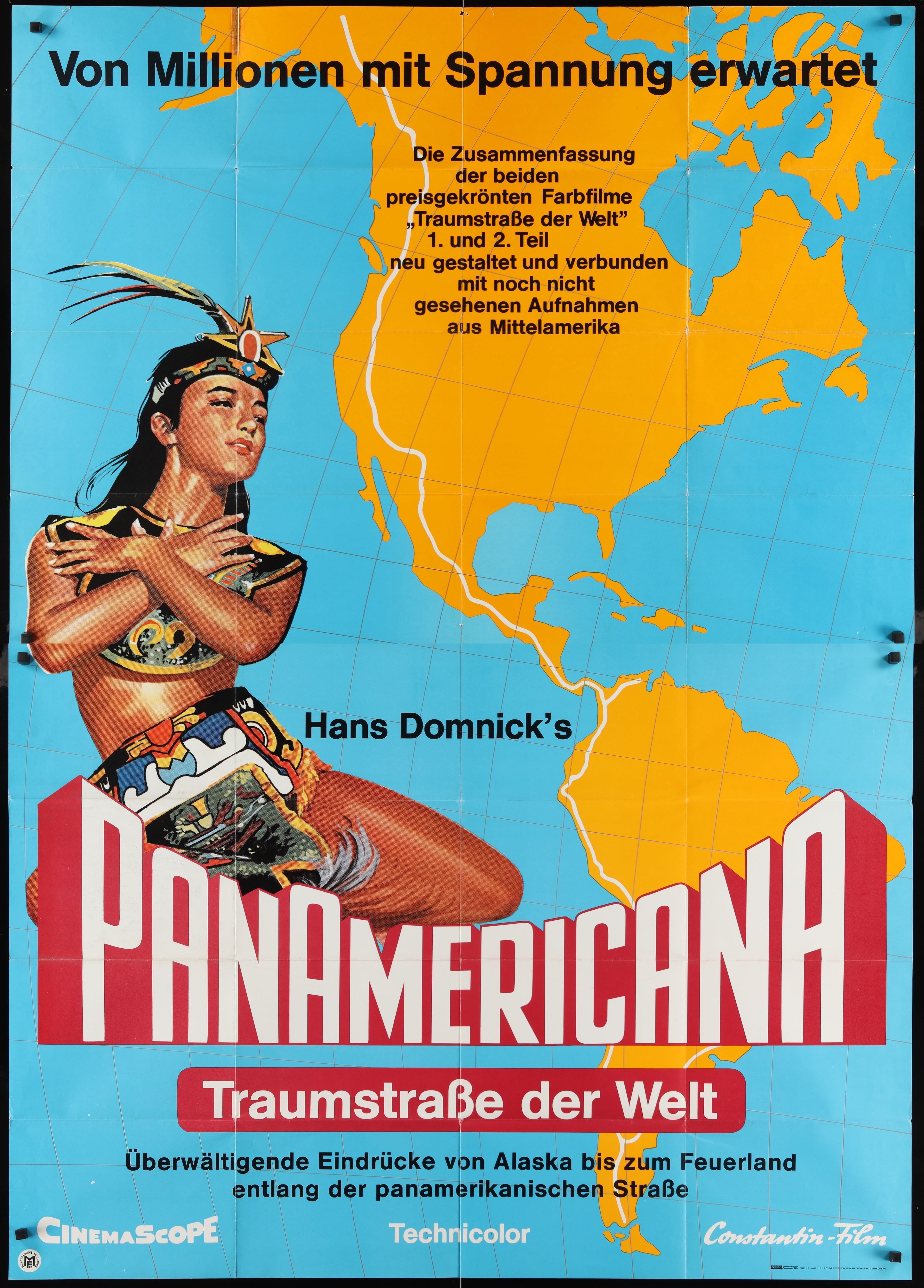 PanAmericana (1968 RR) Original German A00 Movie Poster