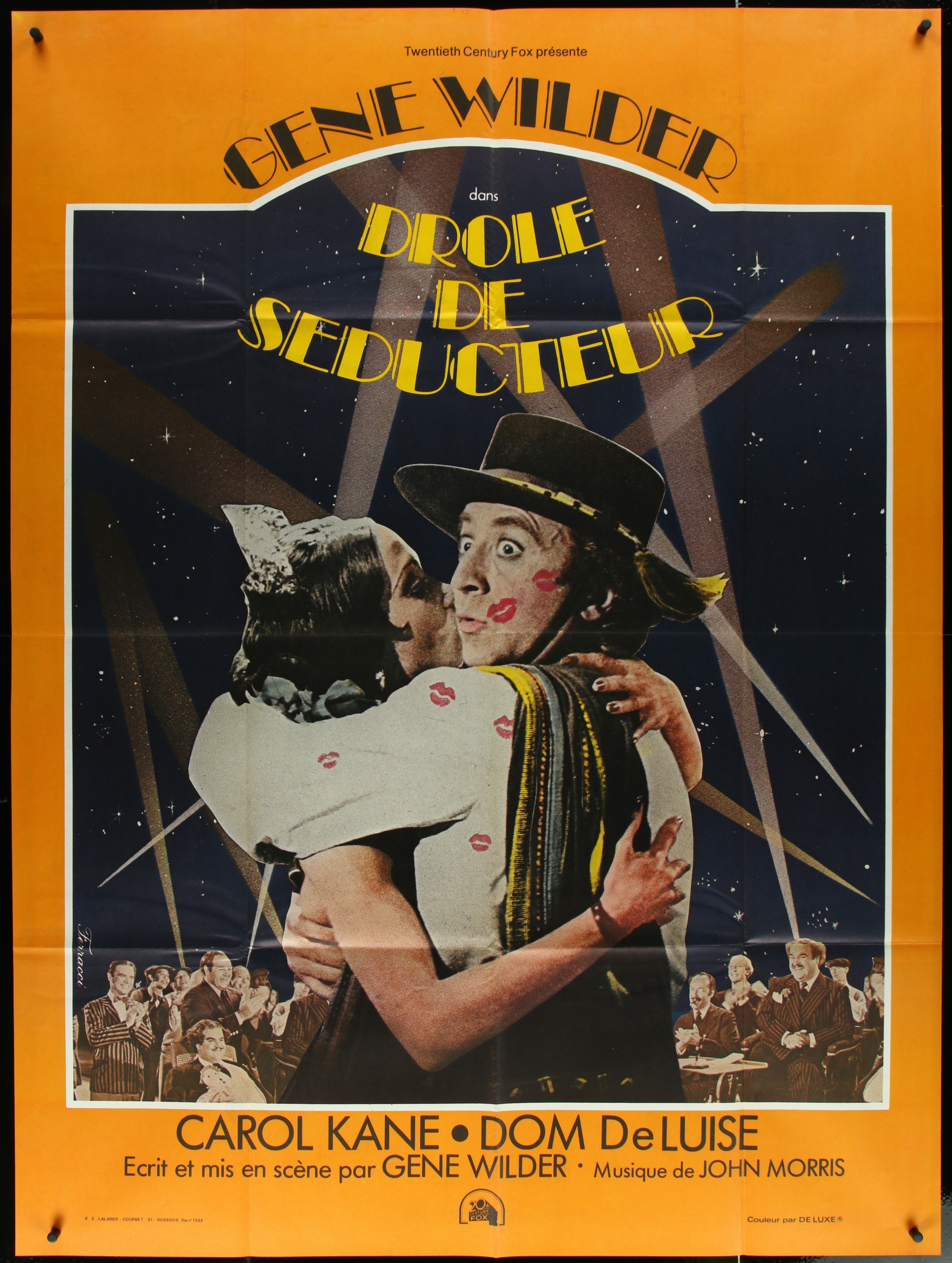 The World's Greatest Lover (1977) Original French One Panel Movie Poster