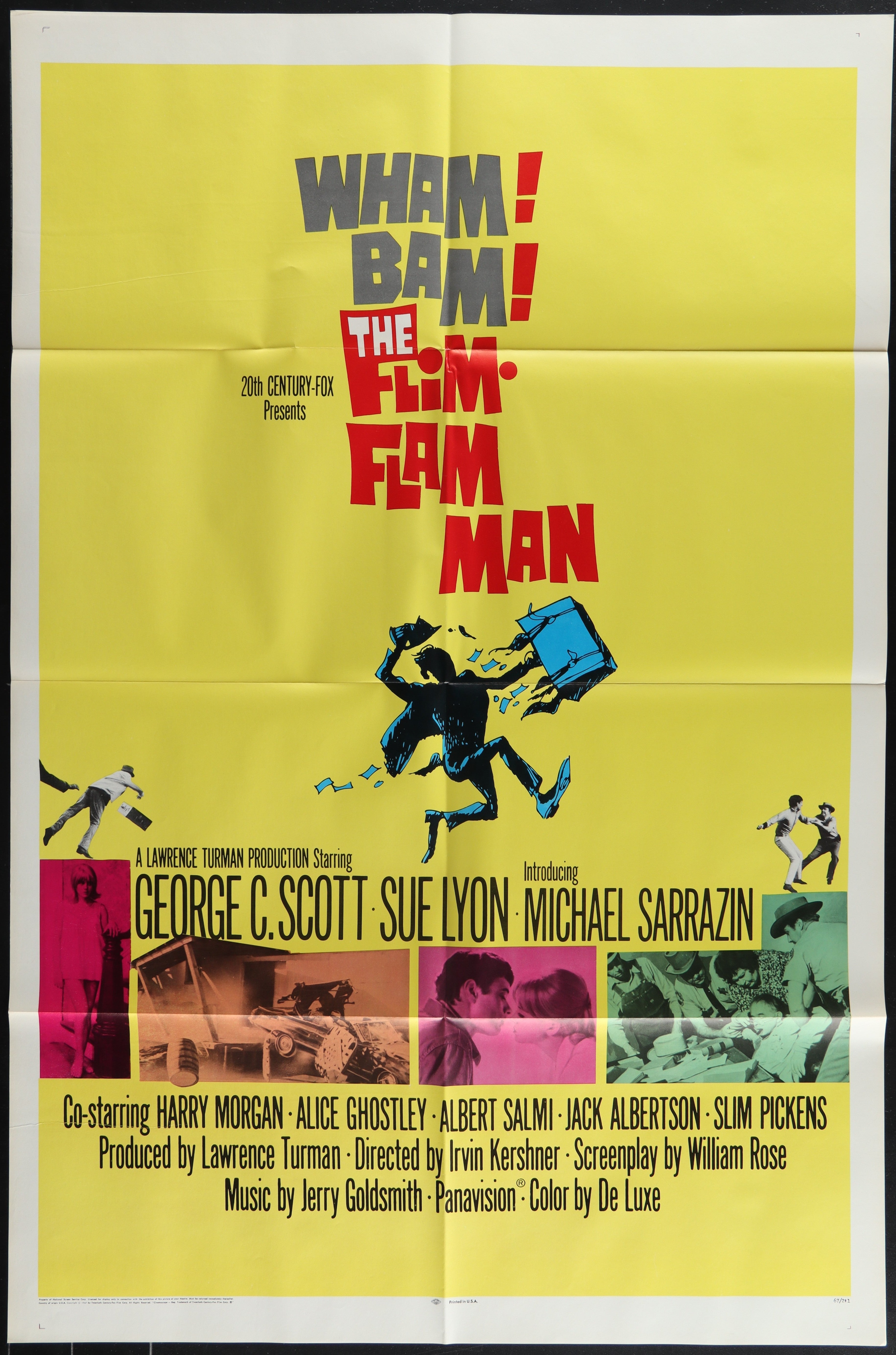 The Flim-Flam Man (1967) Original US One Sheet Movie Poster