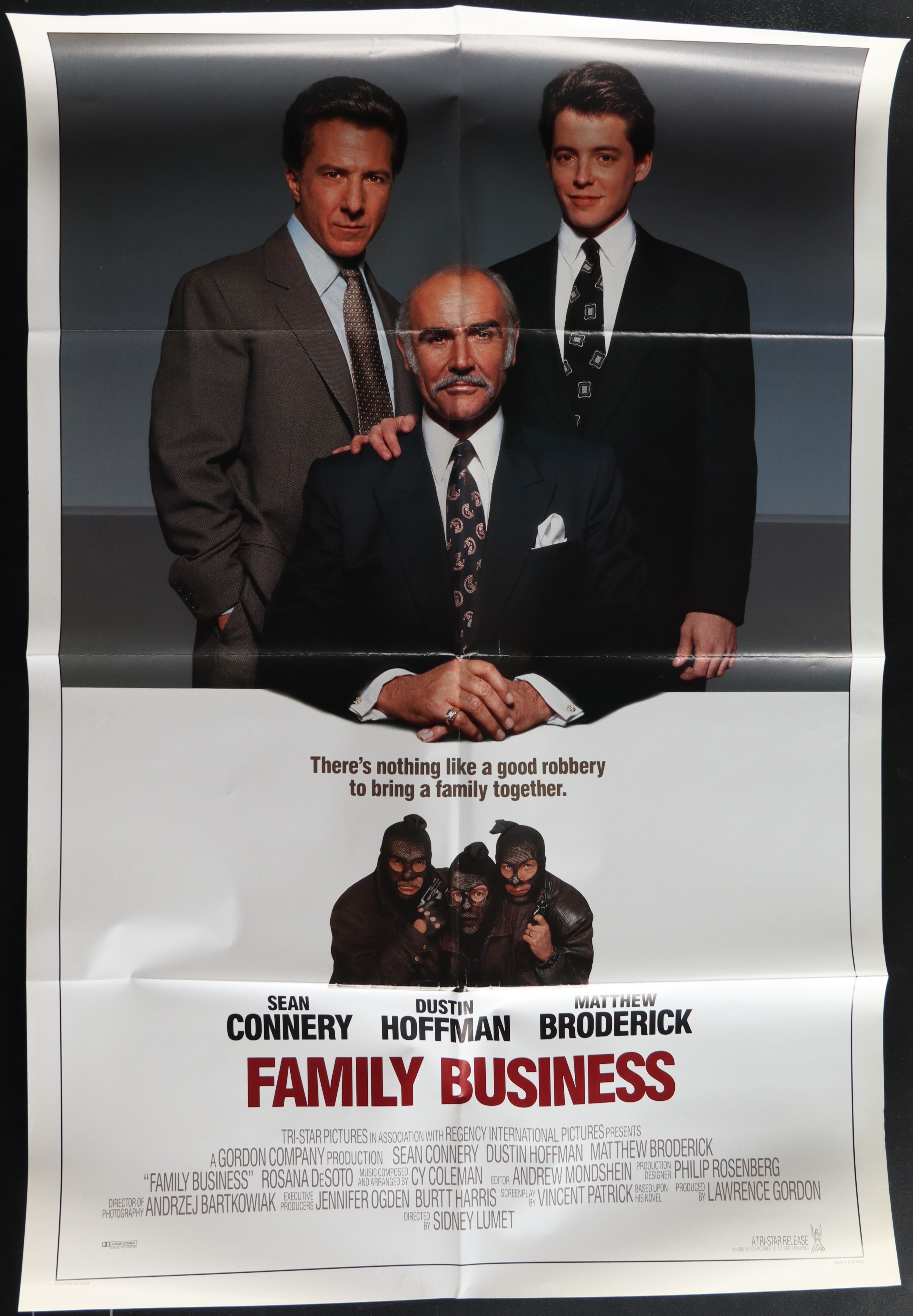 Family Business (1989) Original US One Sheet Movie Poster