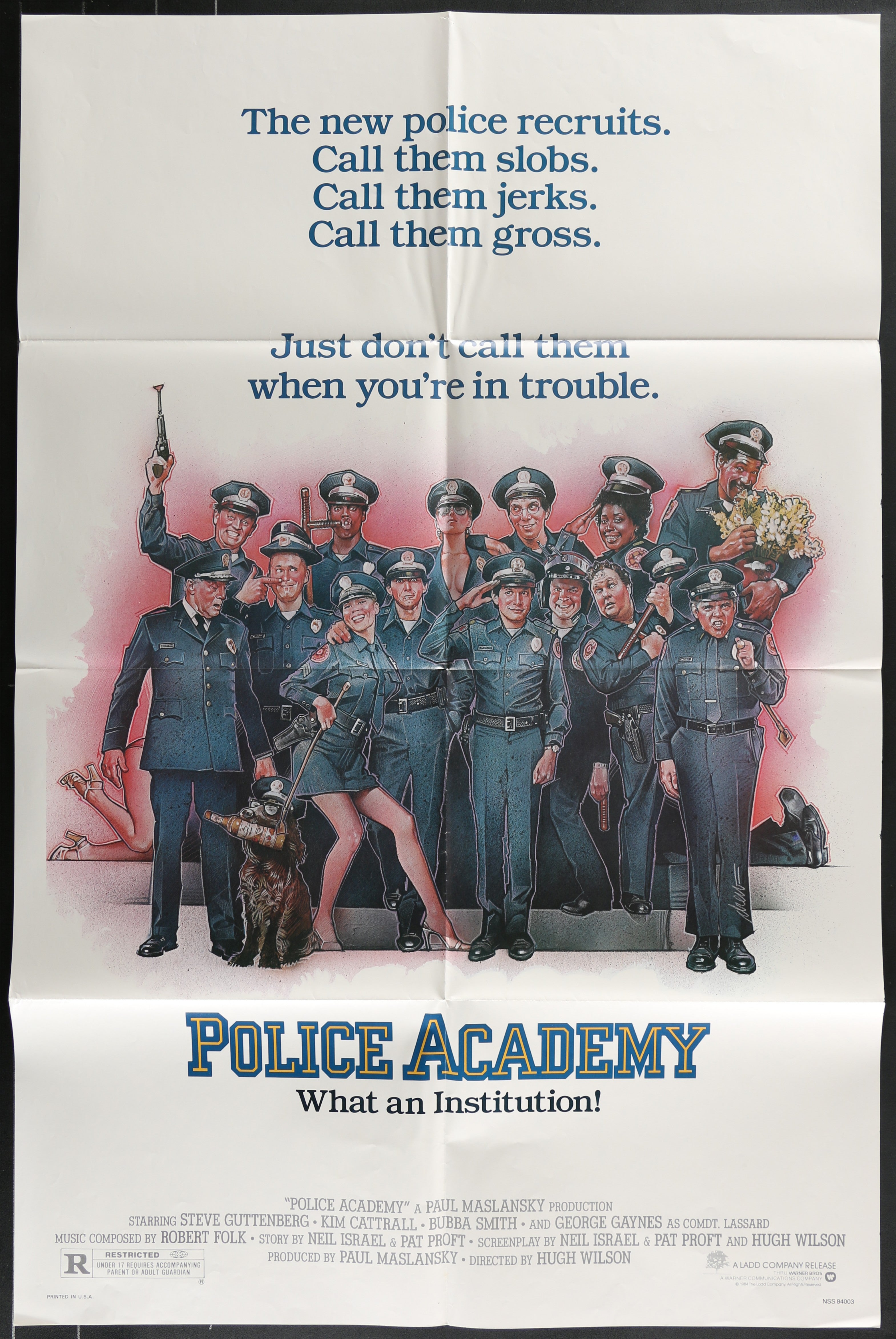 Police Academy (1984) Original US One Sheet Movie Poster