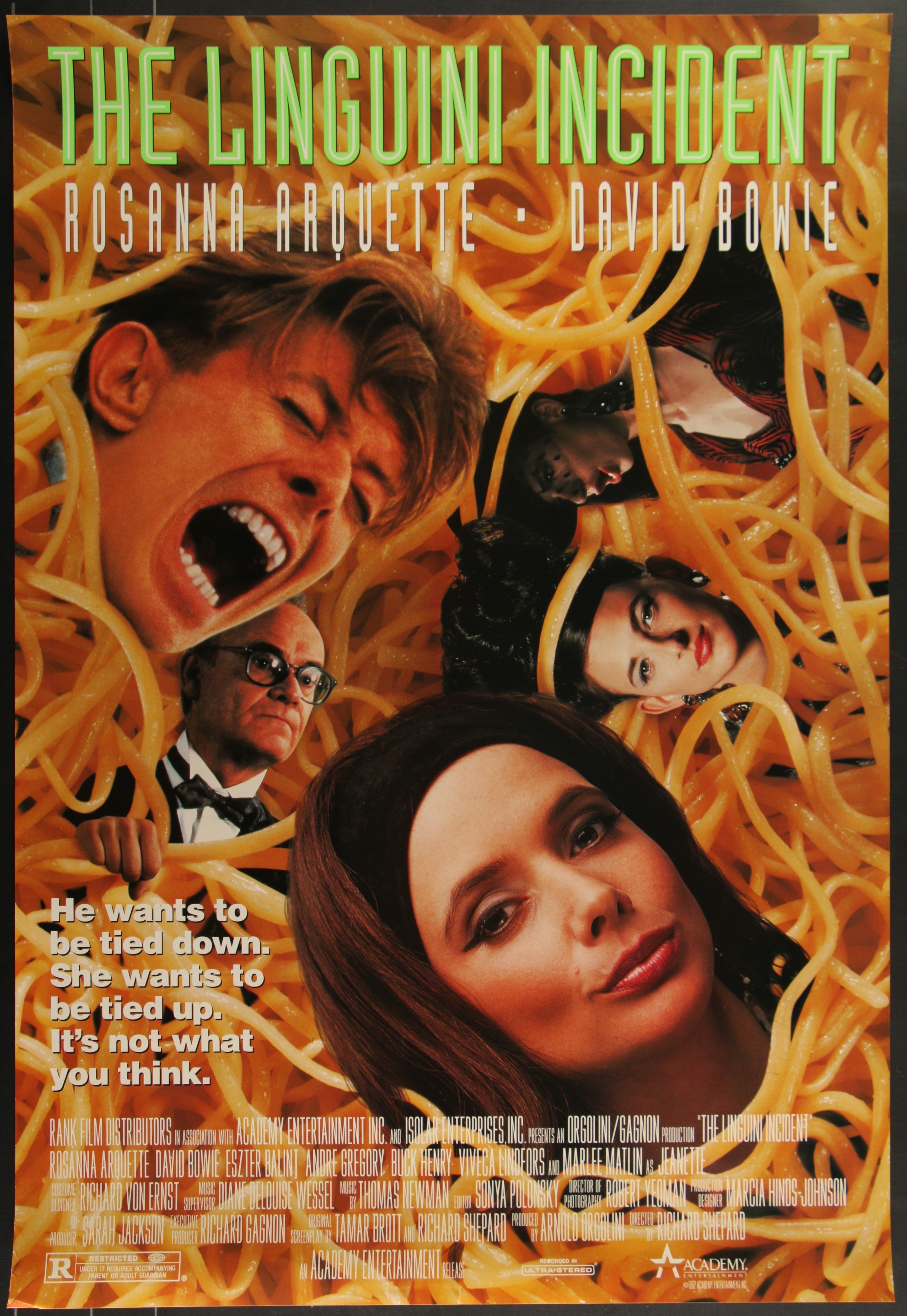 The Linguini Incident (1992) Original US One Sheet Movie Poster