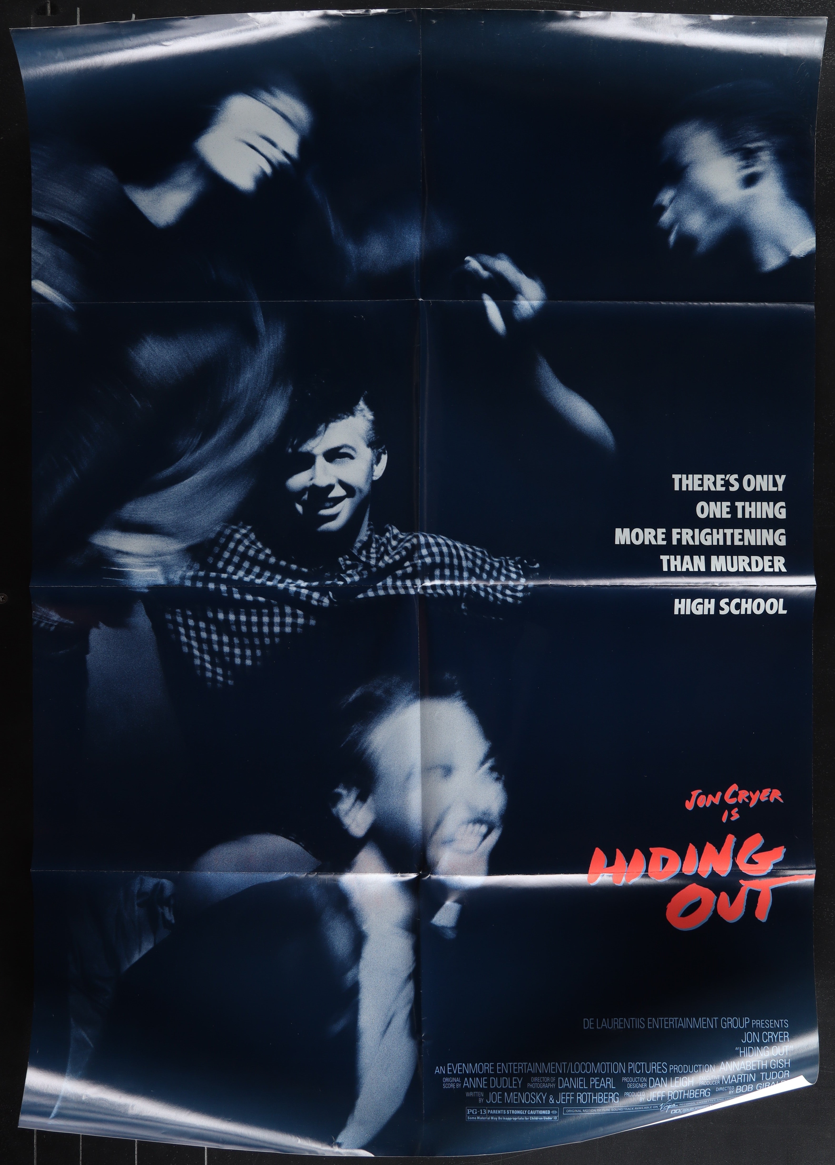 Hiding Out (1987) Original US One Sheet Movie Poster