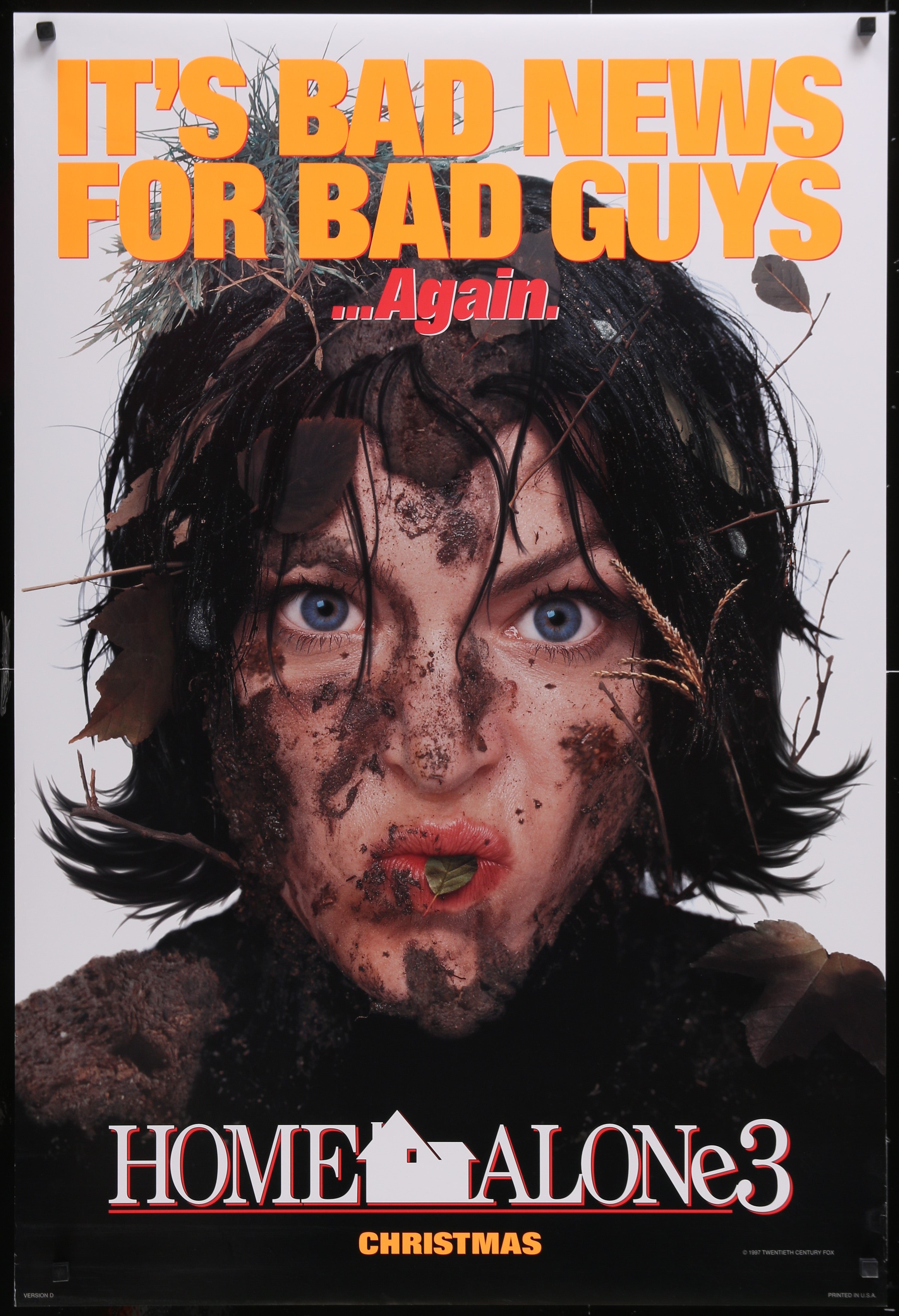 Home Alone 3 (1997) Original US One Sheet Movie Poster