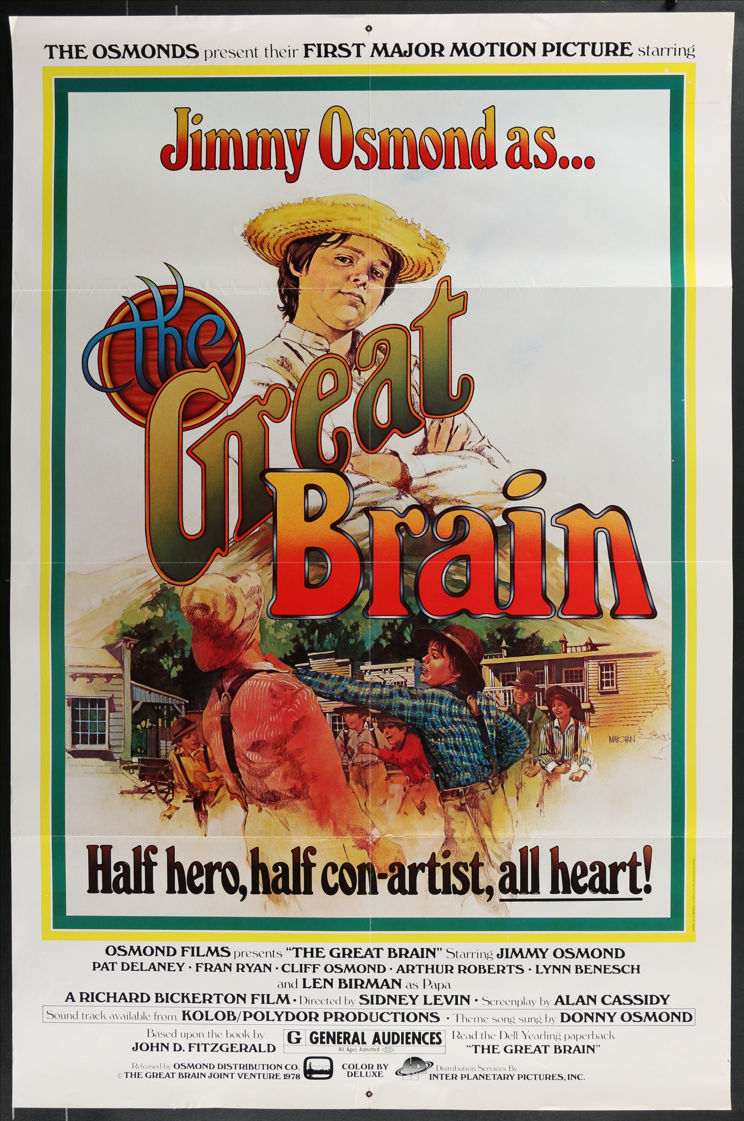 The Great Brain (1978) Original US One Sheet Movie Poster