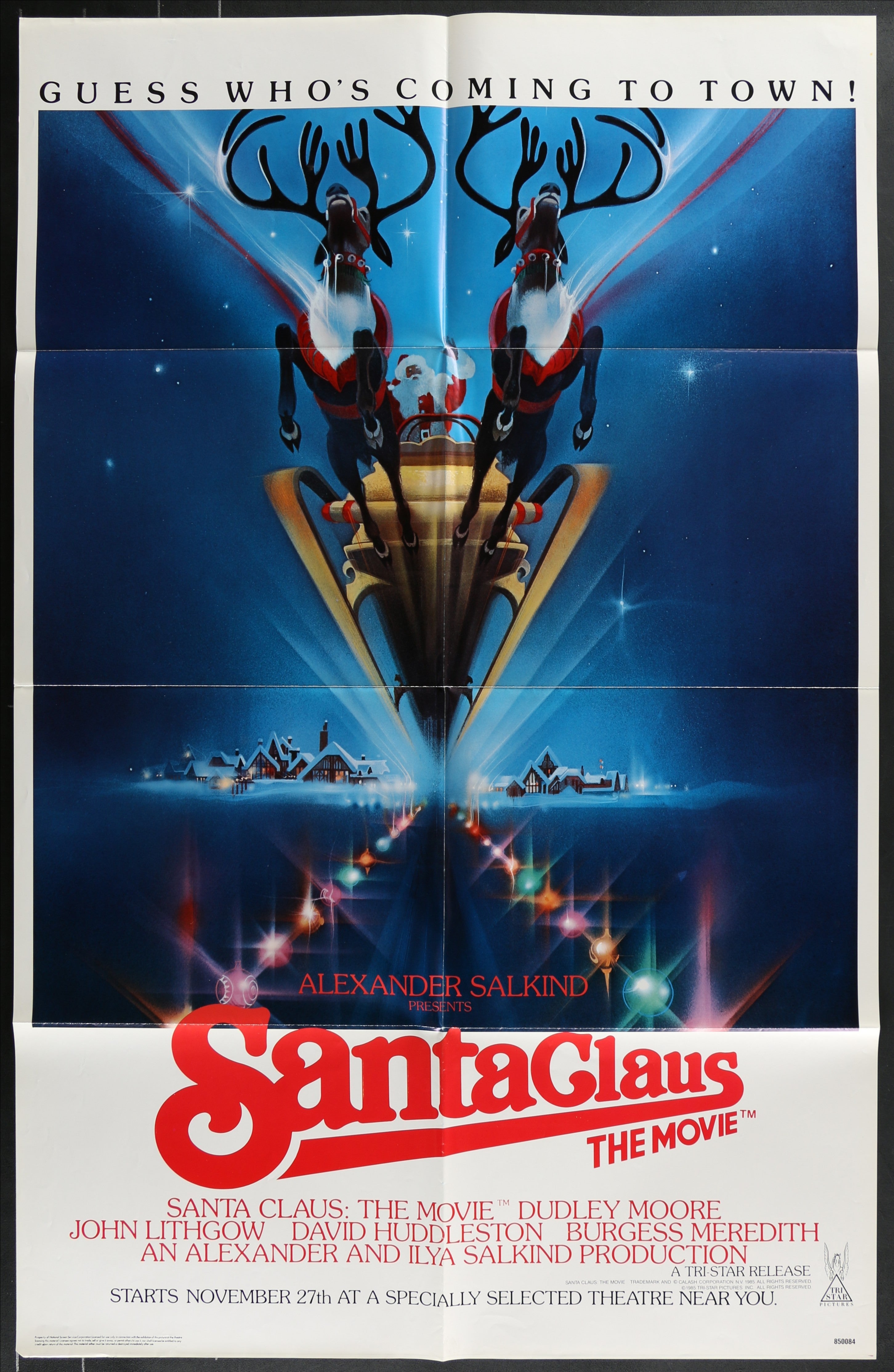 Santa Claus: The Movie (1985) Original US One Sheet Movie Poster