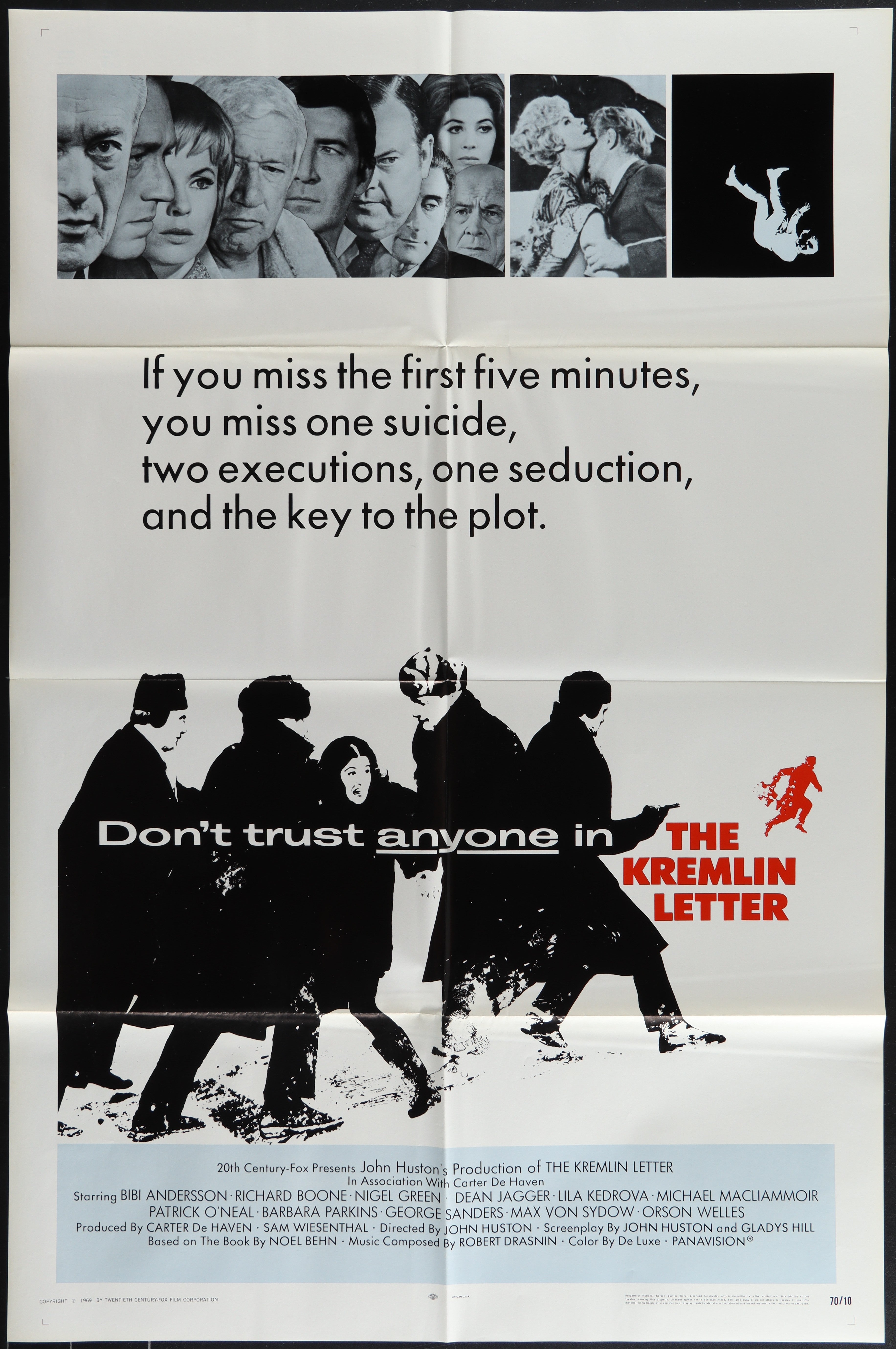 The Kremlin Letter (1970) Original US One Sheet Movie Poster