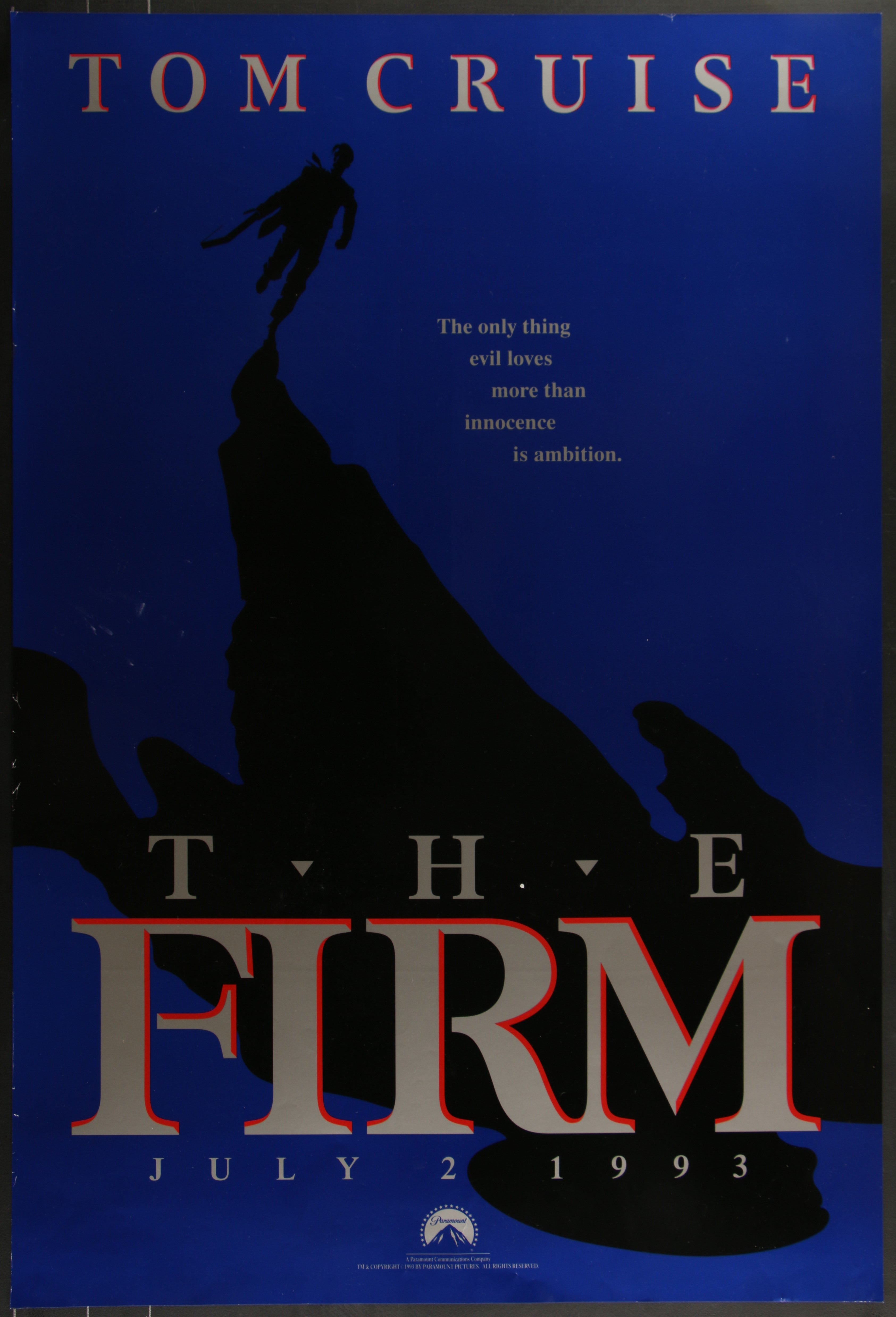 The Firm (1993) Original US One Sheet Movie Poster