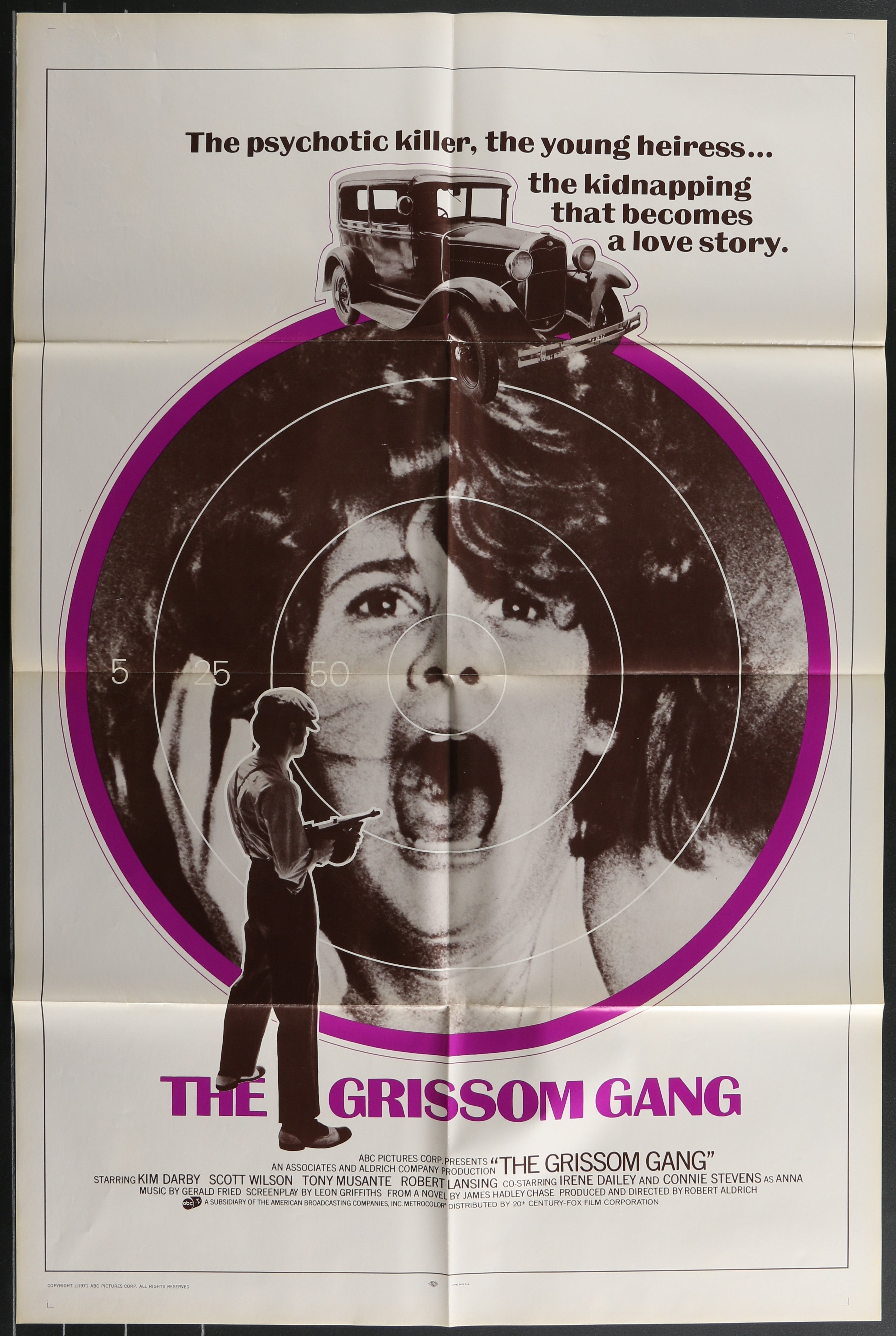 The Grissom Gang (1971) Original US One Sheet Movie Poster