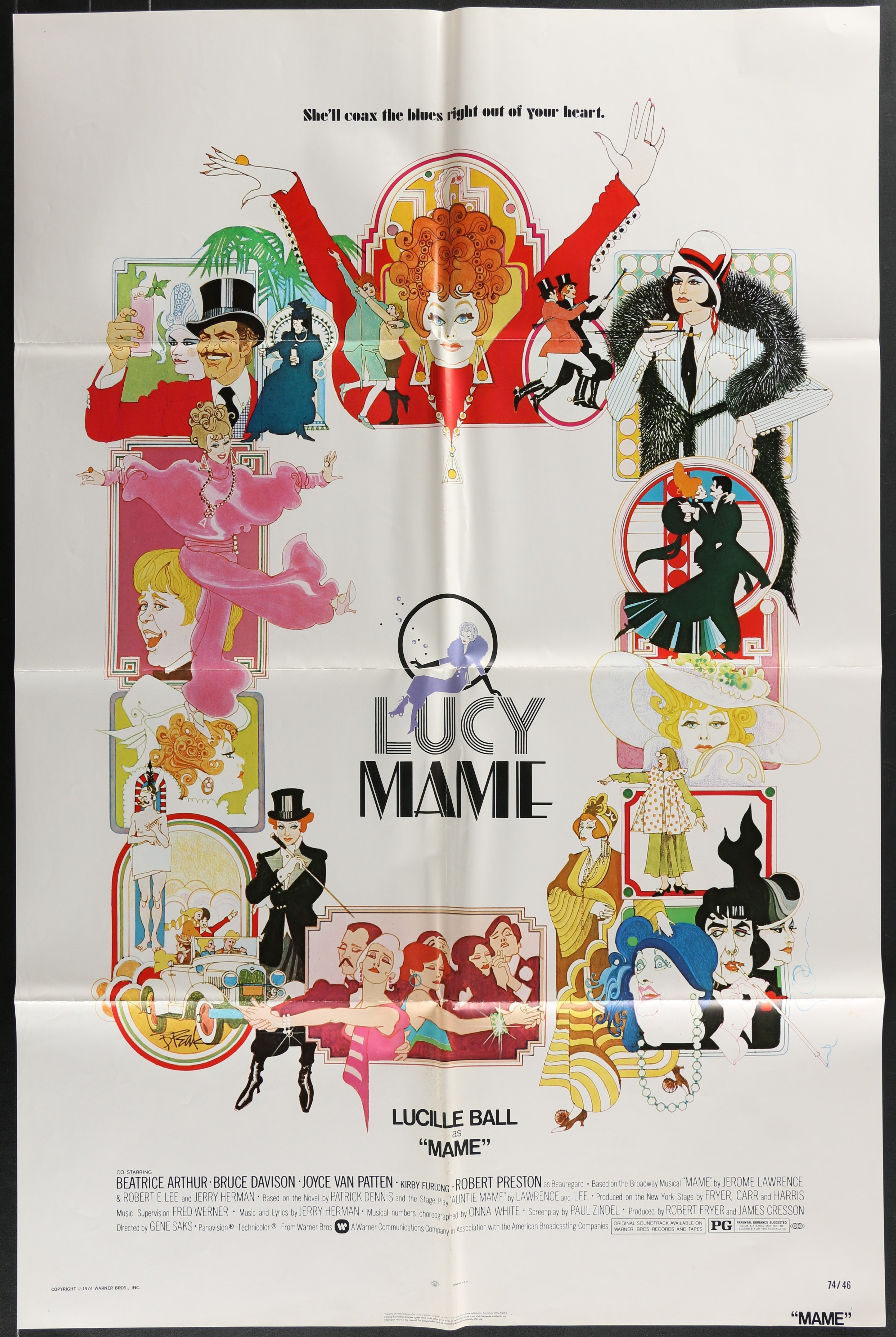 Mame (1974) Original US One Sheet Movie Poster