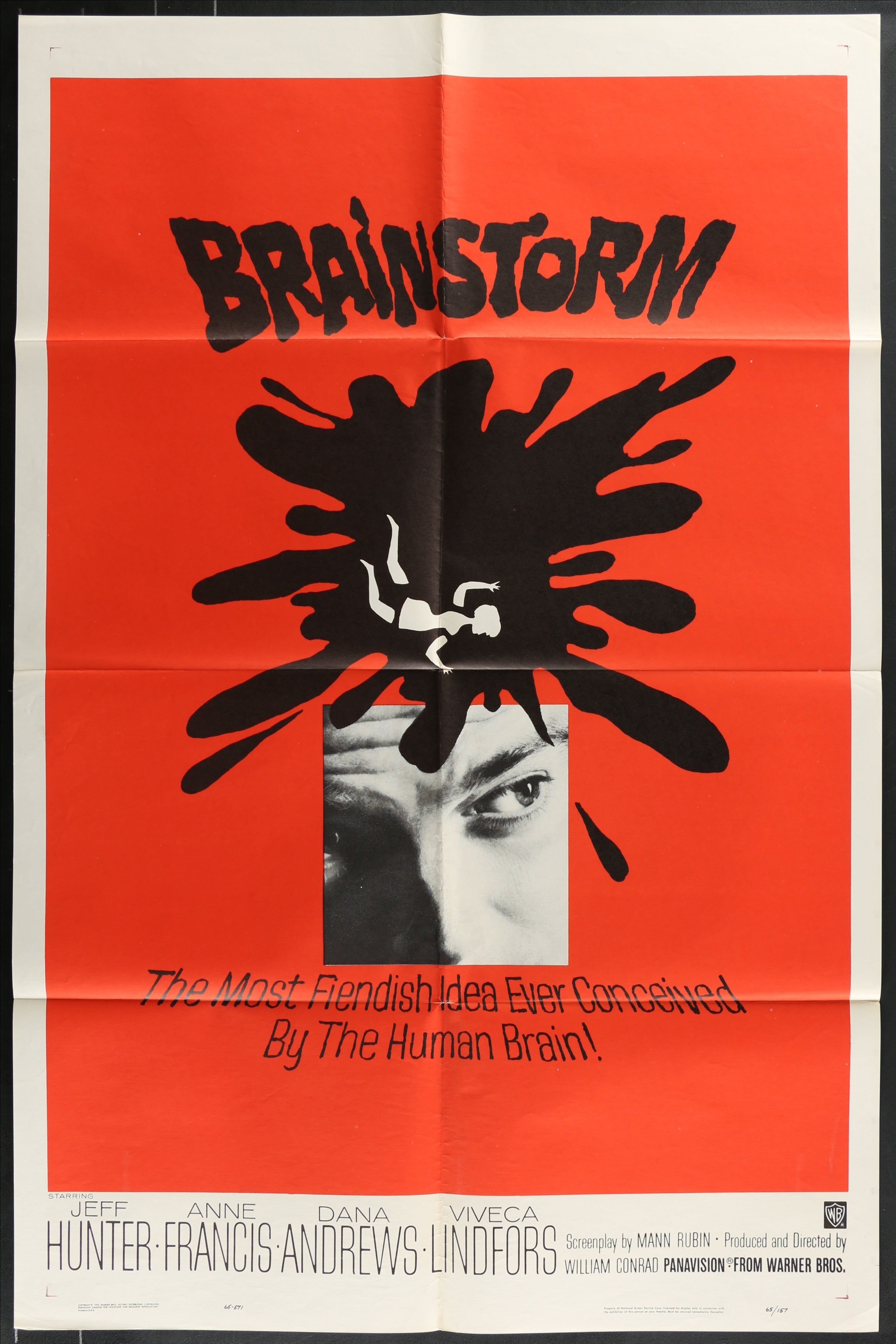 Brainstorm (1965) Original US One Sheet Movie Poster