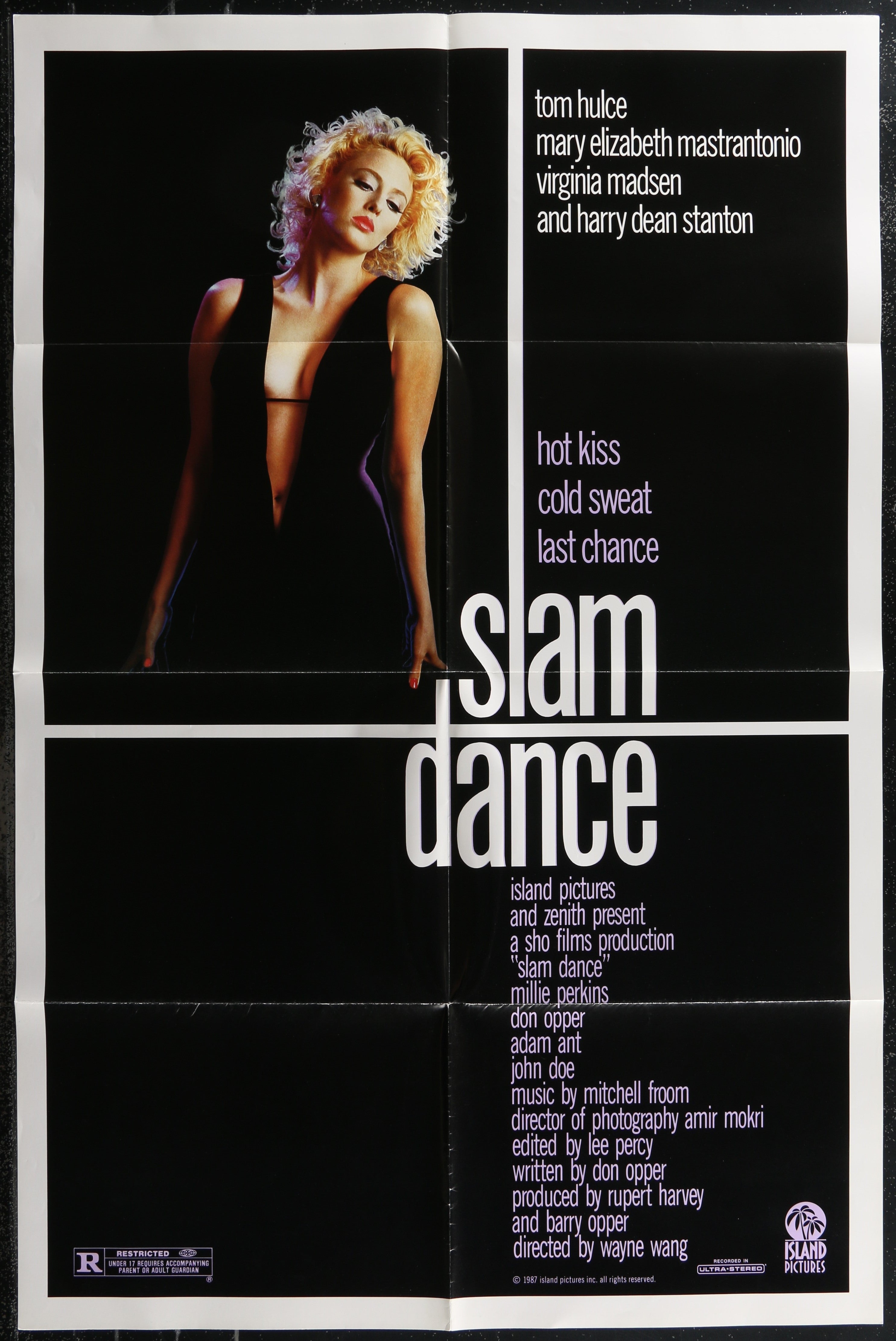 Slamdance (1987) Original US One Sheet Movie Poster
