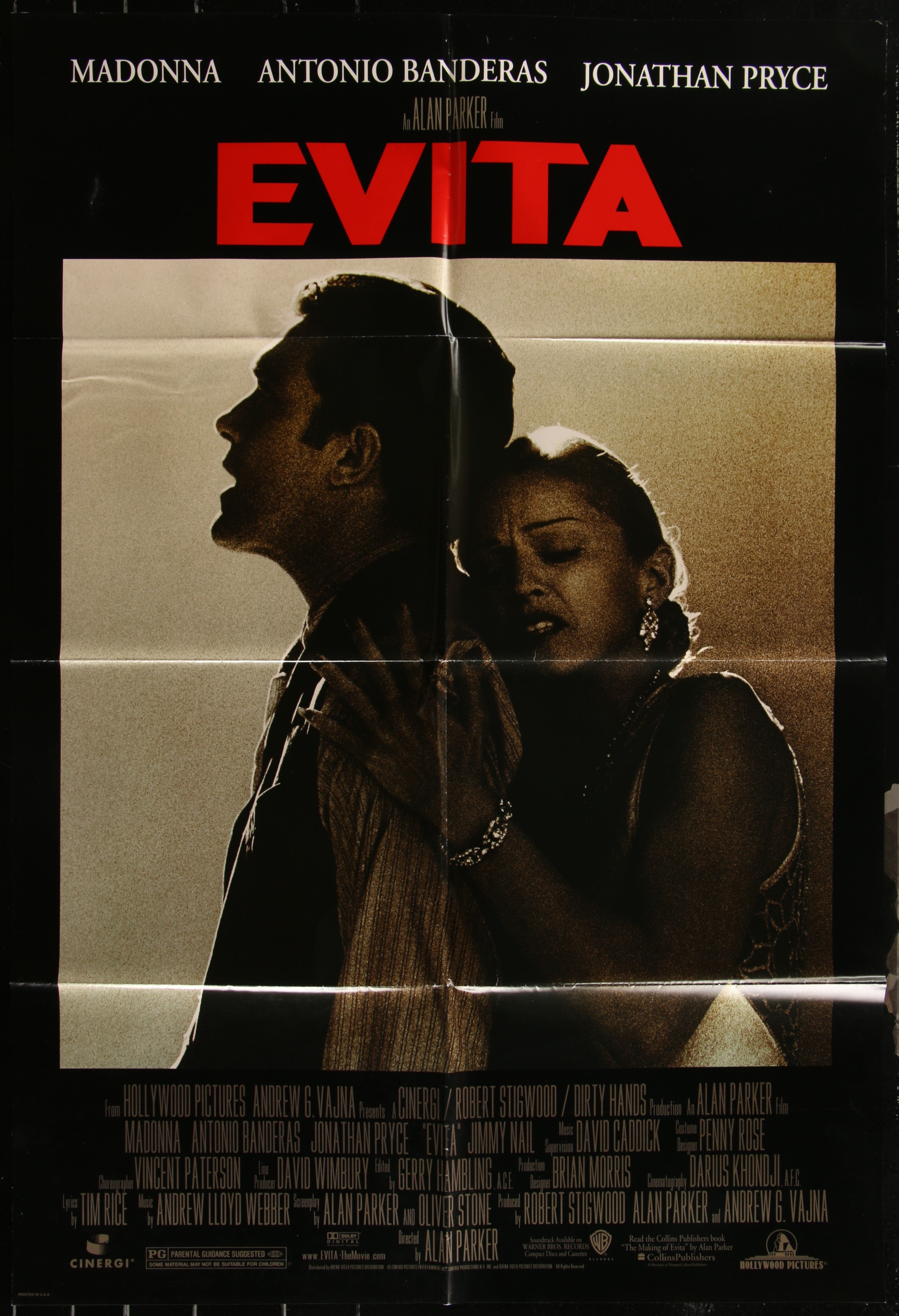 Evita (1996) Original US One Sheet Movie Poster