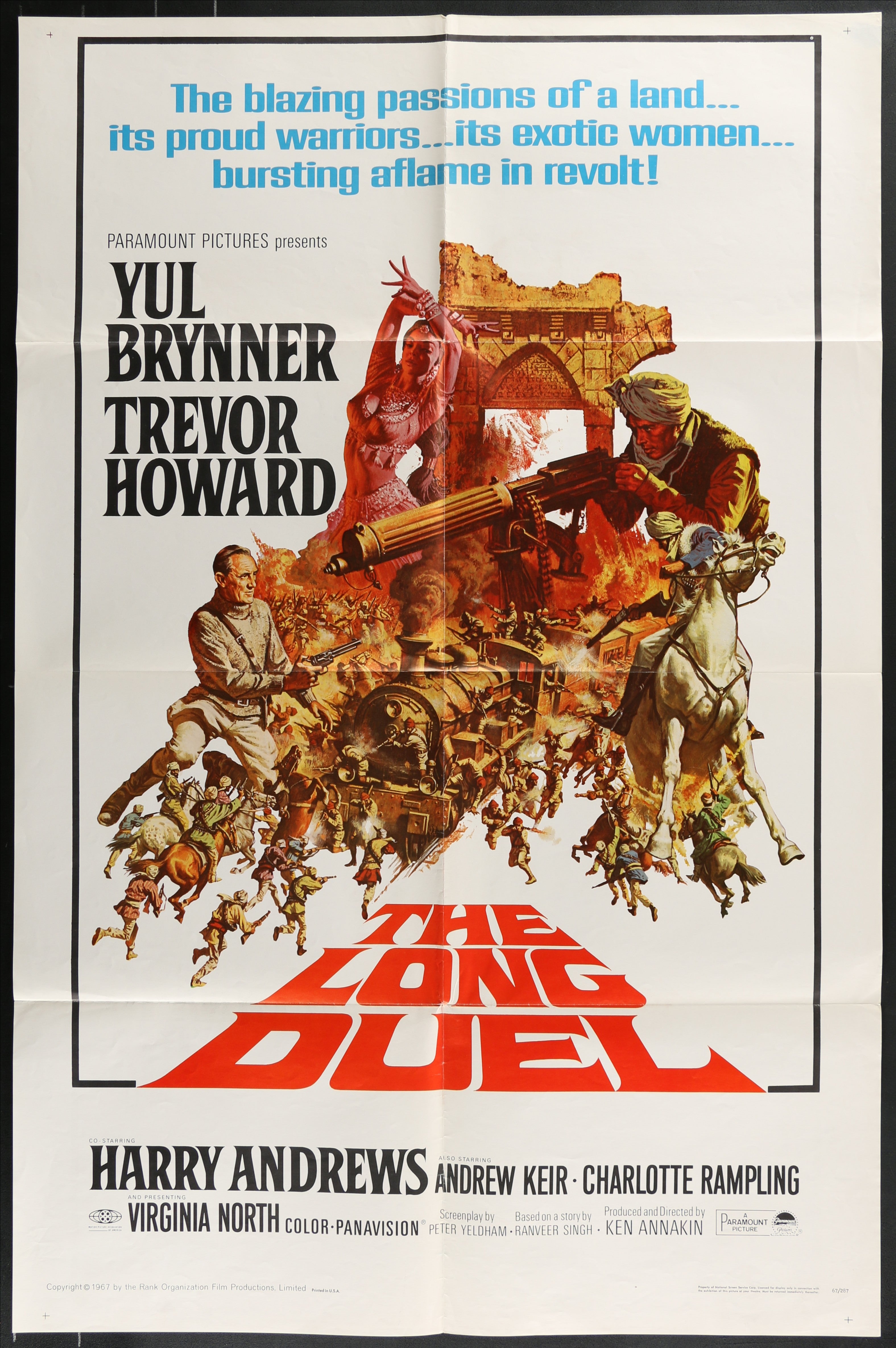 The Long Duel (1967) Original US One Sheet Movie Poster