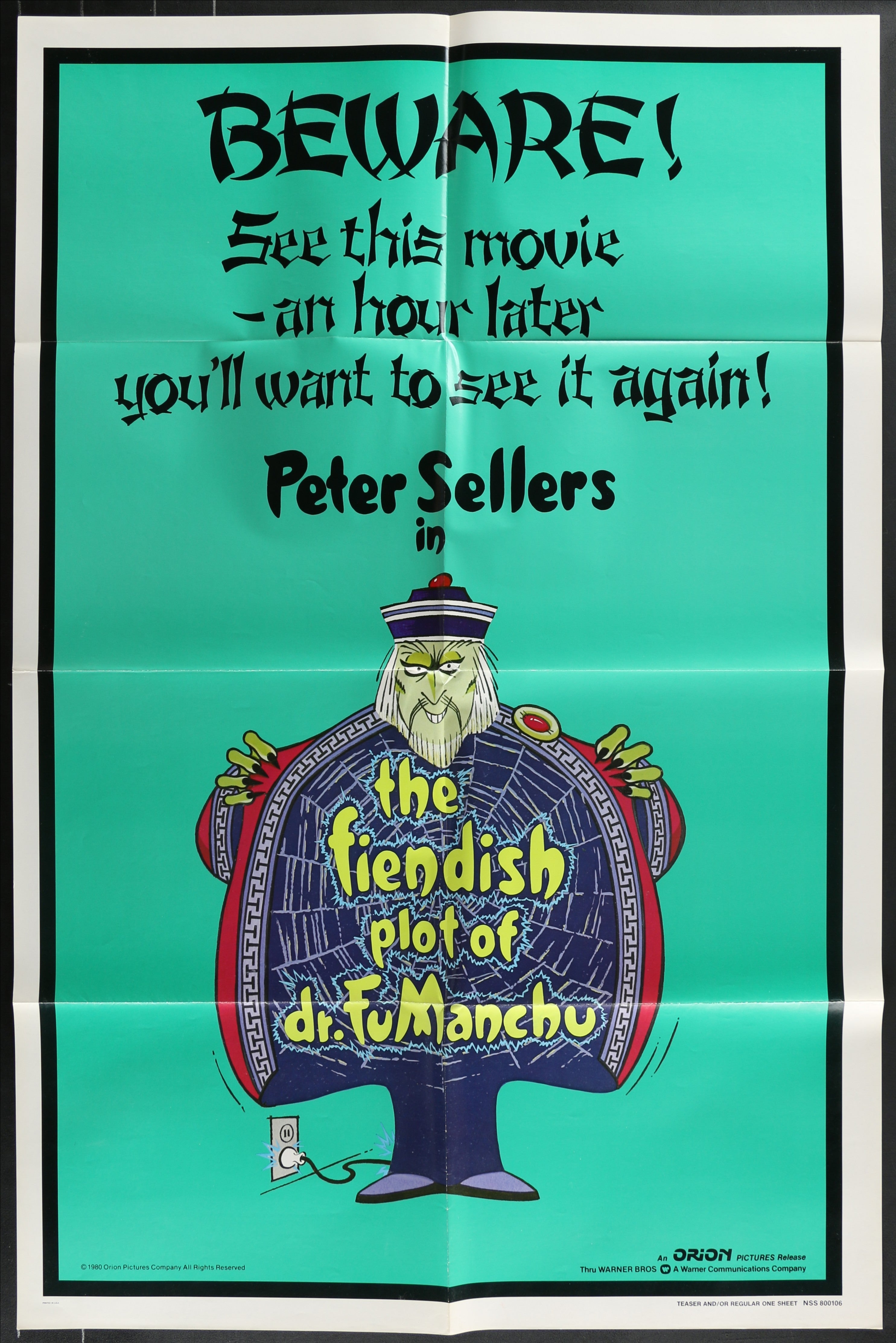 The Fiendish Plot Of Dr. FuManchu (1980) Original US One Sheet Movie Poster