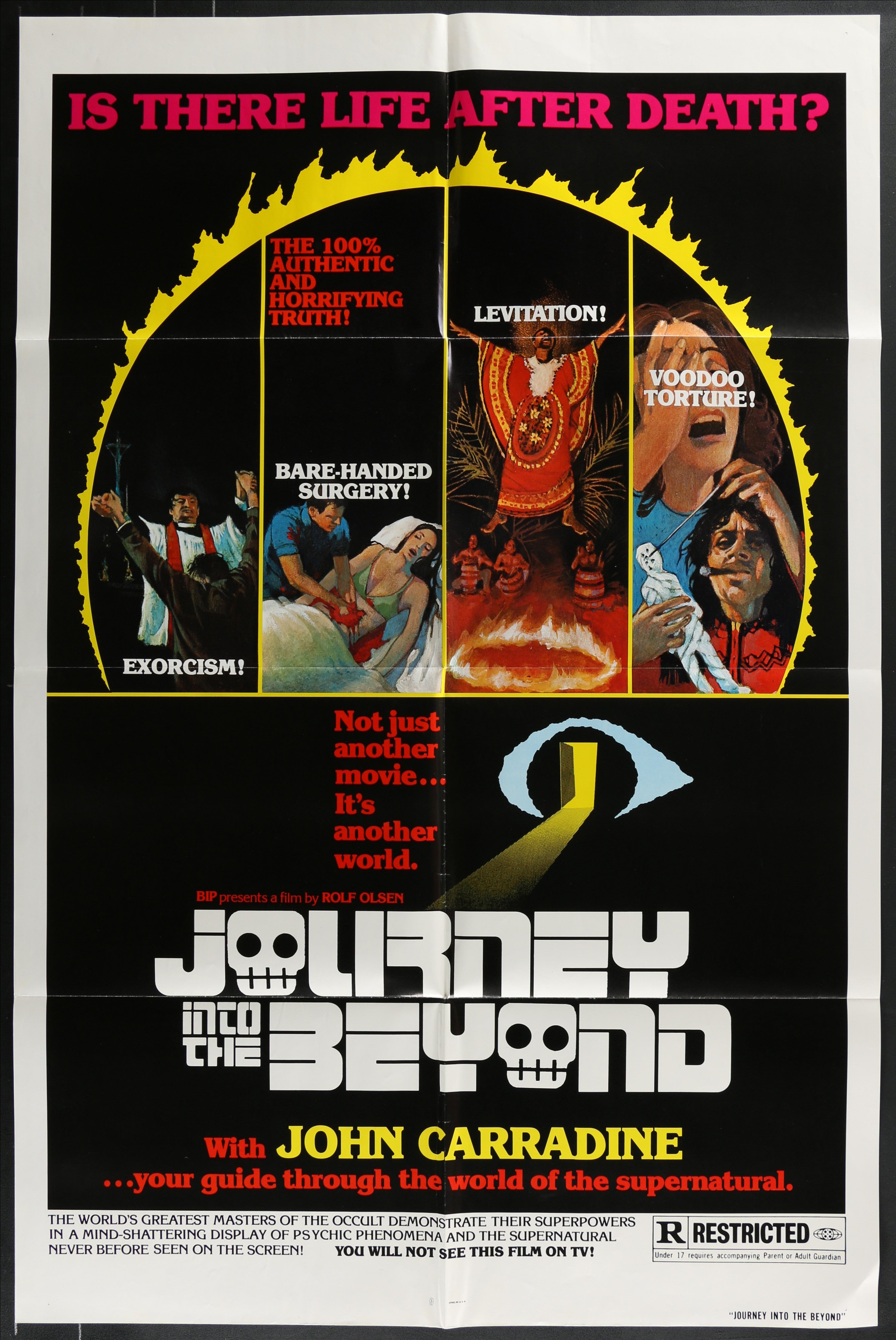 Journey Into The Beyond (1977) Original US One Sheet Movie Poster