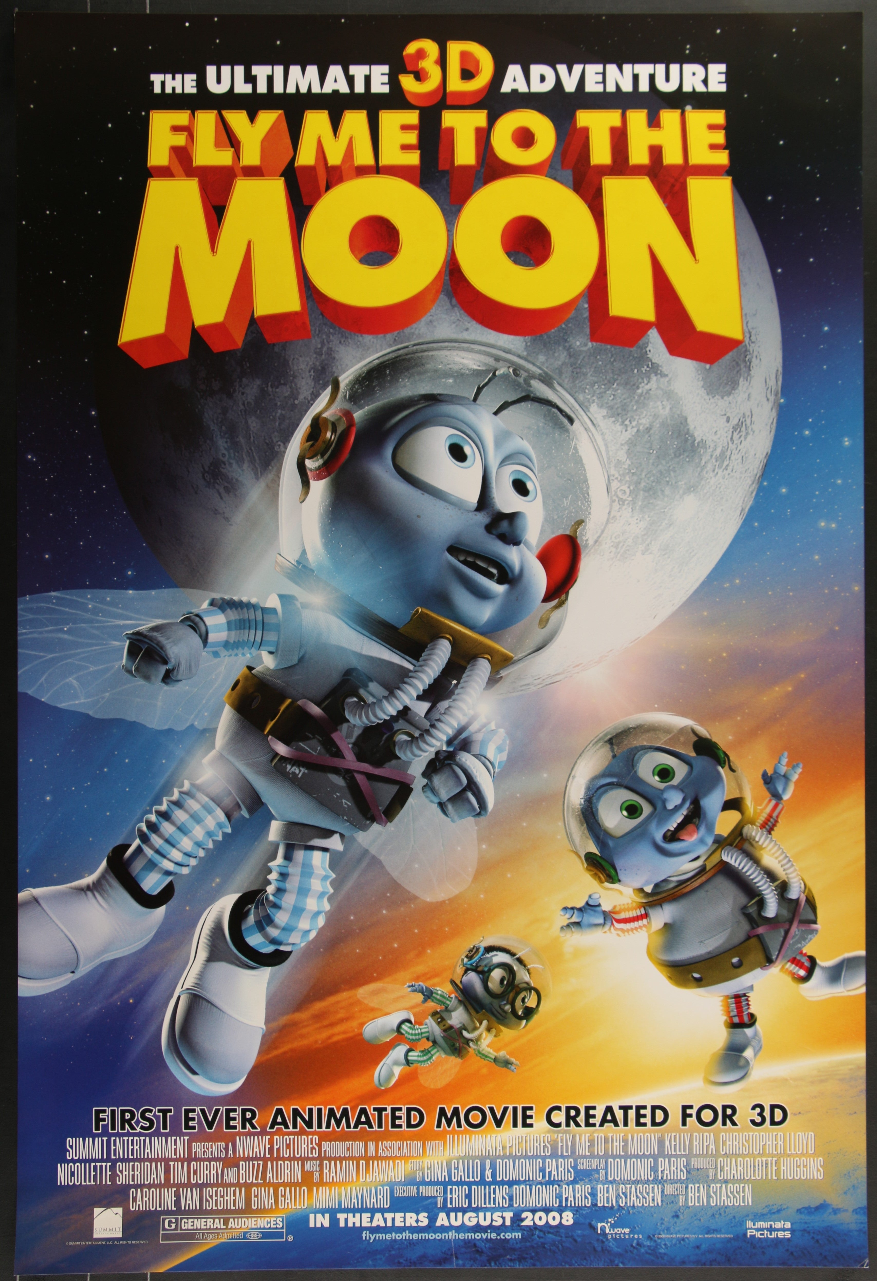 Fly Me To The Moon (2008) Original US One Sheet Movie Poster
