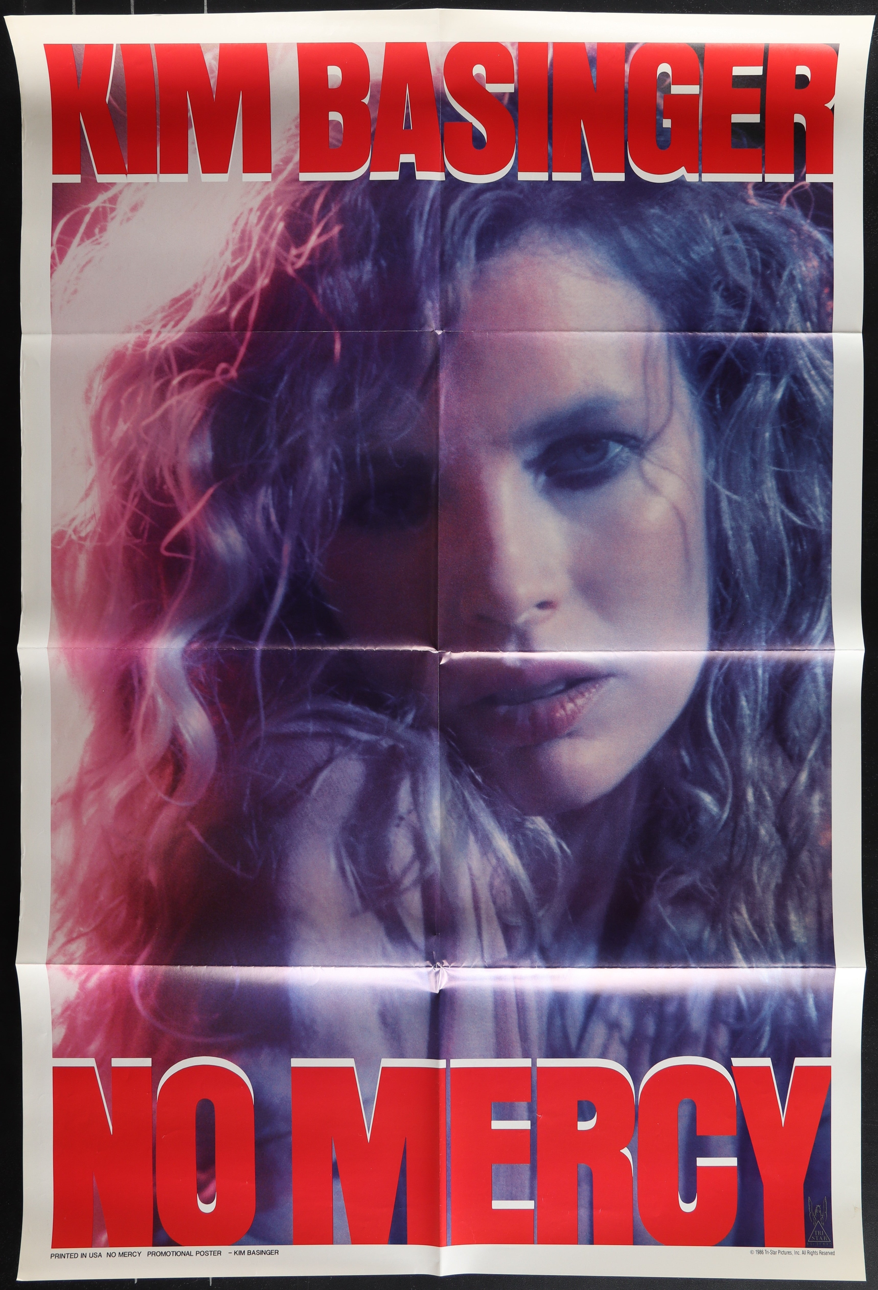 No Mercy (1986) Original US One Sheet Movie Poster